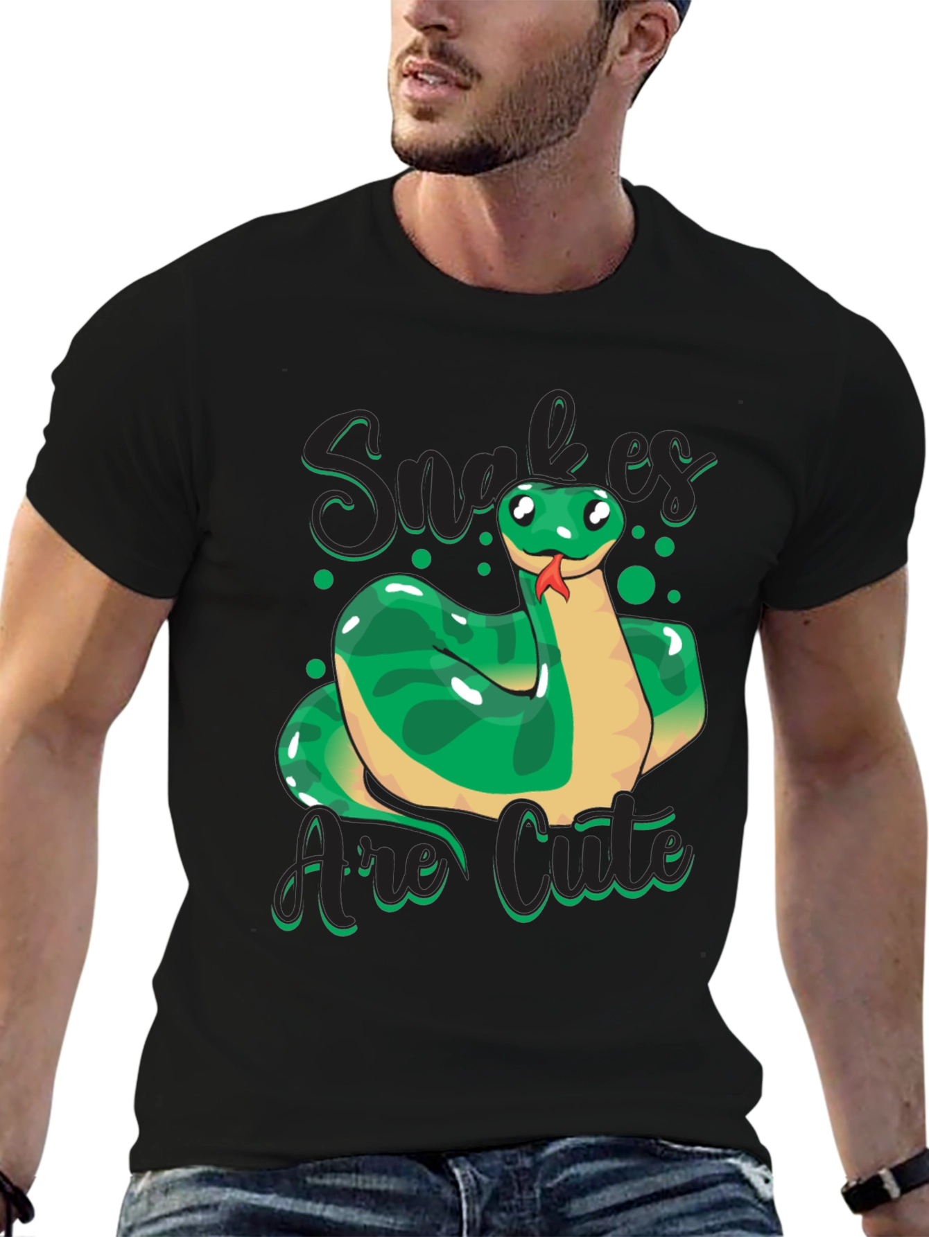 Snakes Are Cute T-Shirt - Fun Snake Lover Tee