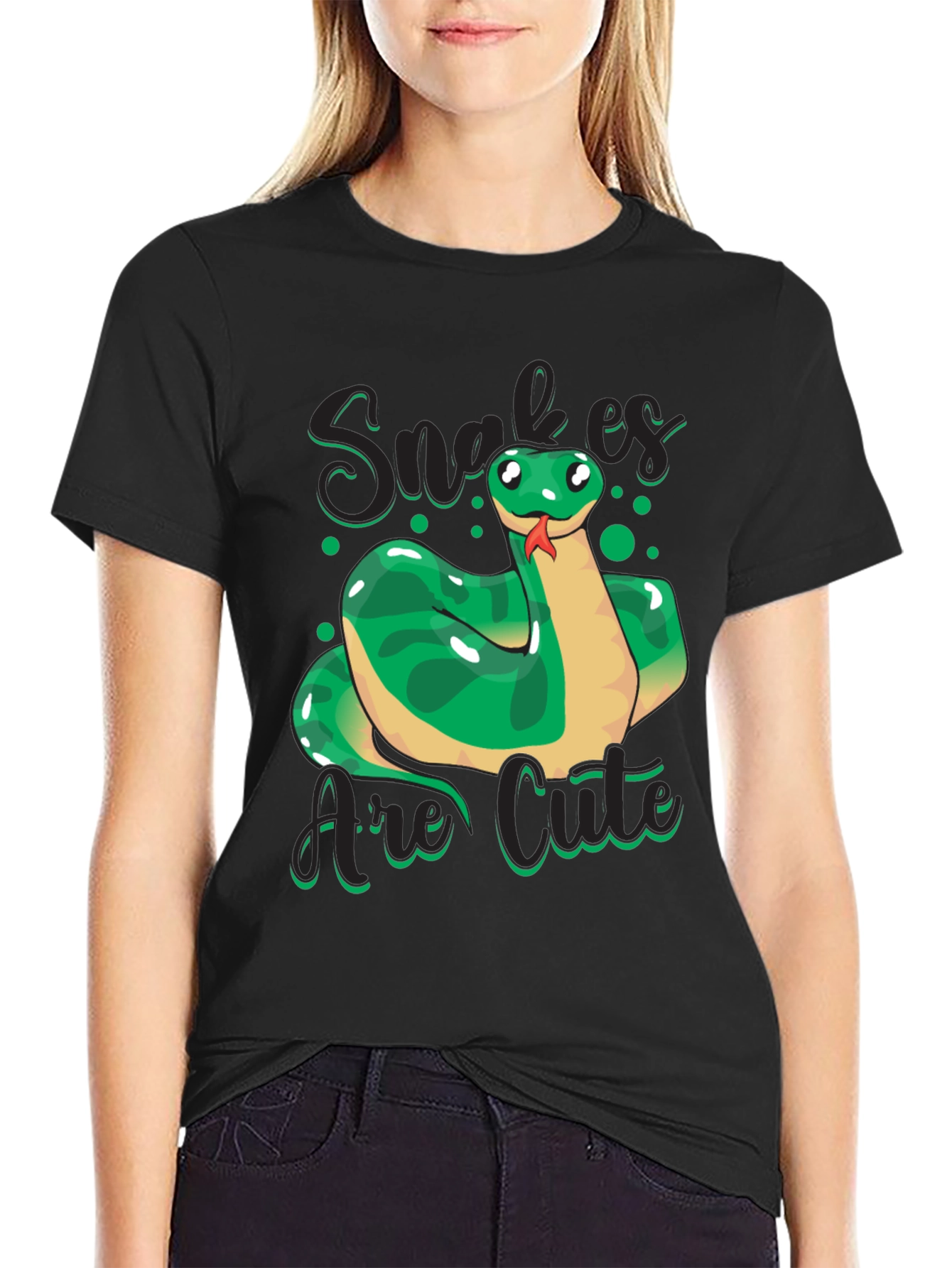 Snakes Are Cute T-Shirt - Fun Snake Lover Tee