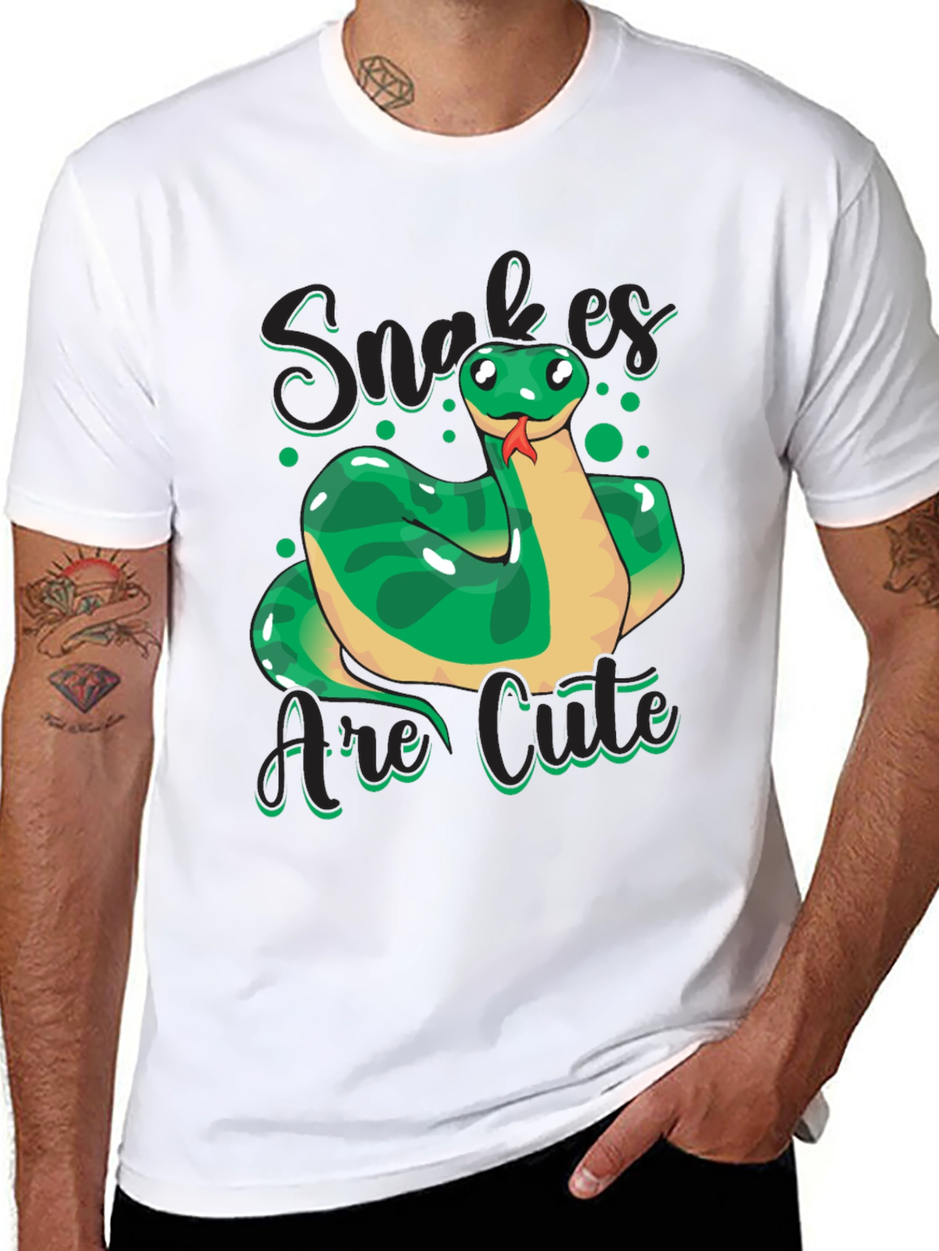 Snakes Are Cute T-Shirt - Fun Snake Lover Tee