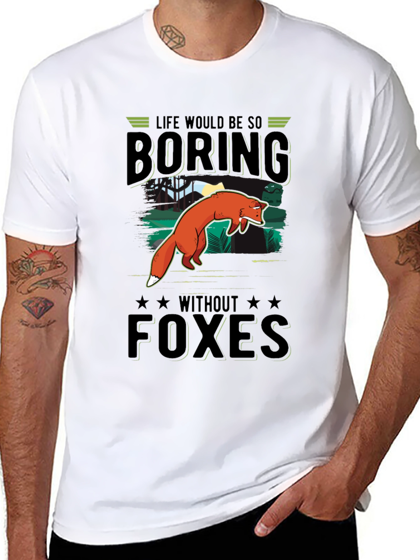 Life Would Be So Boring Without Foxes T-Shirt