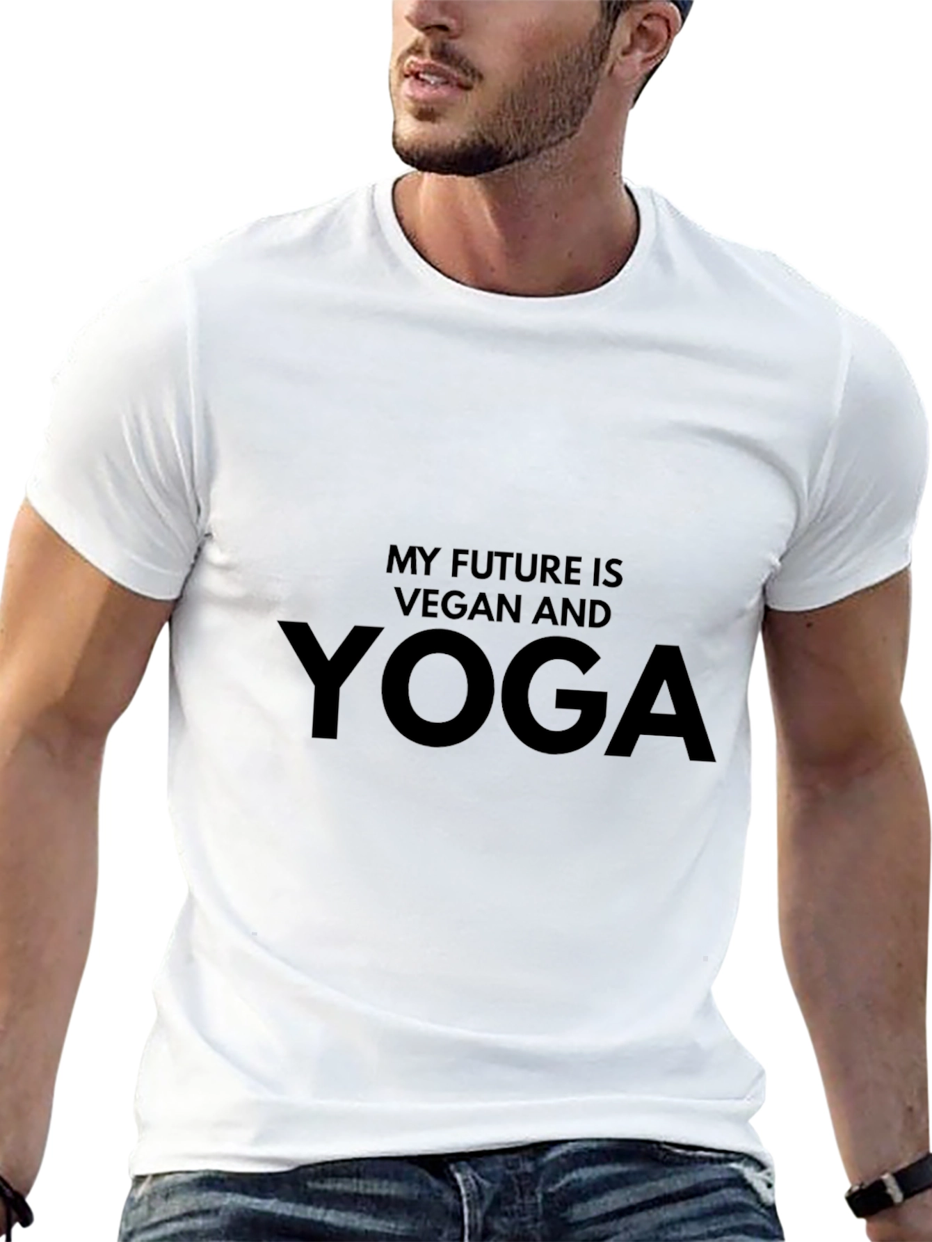 Vegan Yoga T-Shirt - Unisex Organic Cotton Tee