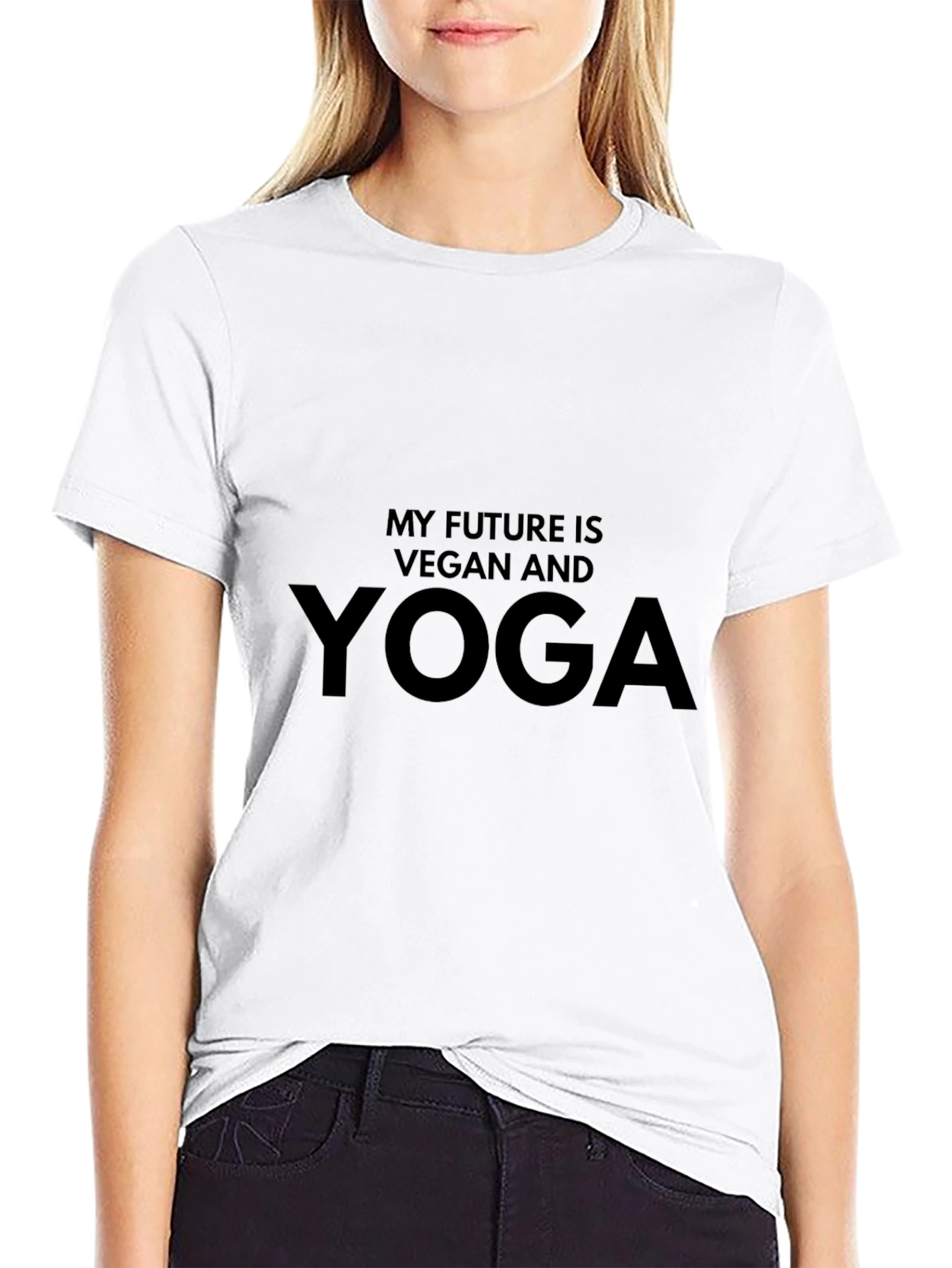 Vegan Yoga T-Shirt - Unisex Organic Cotton Tee