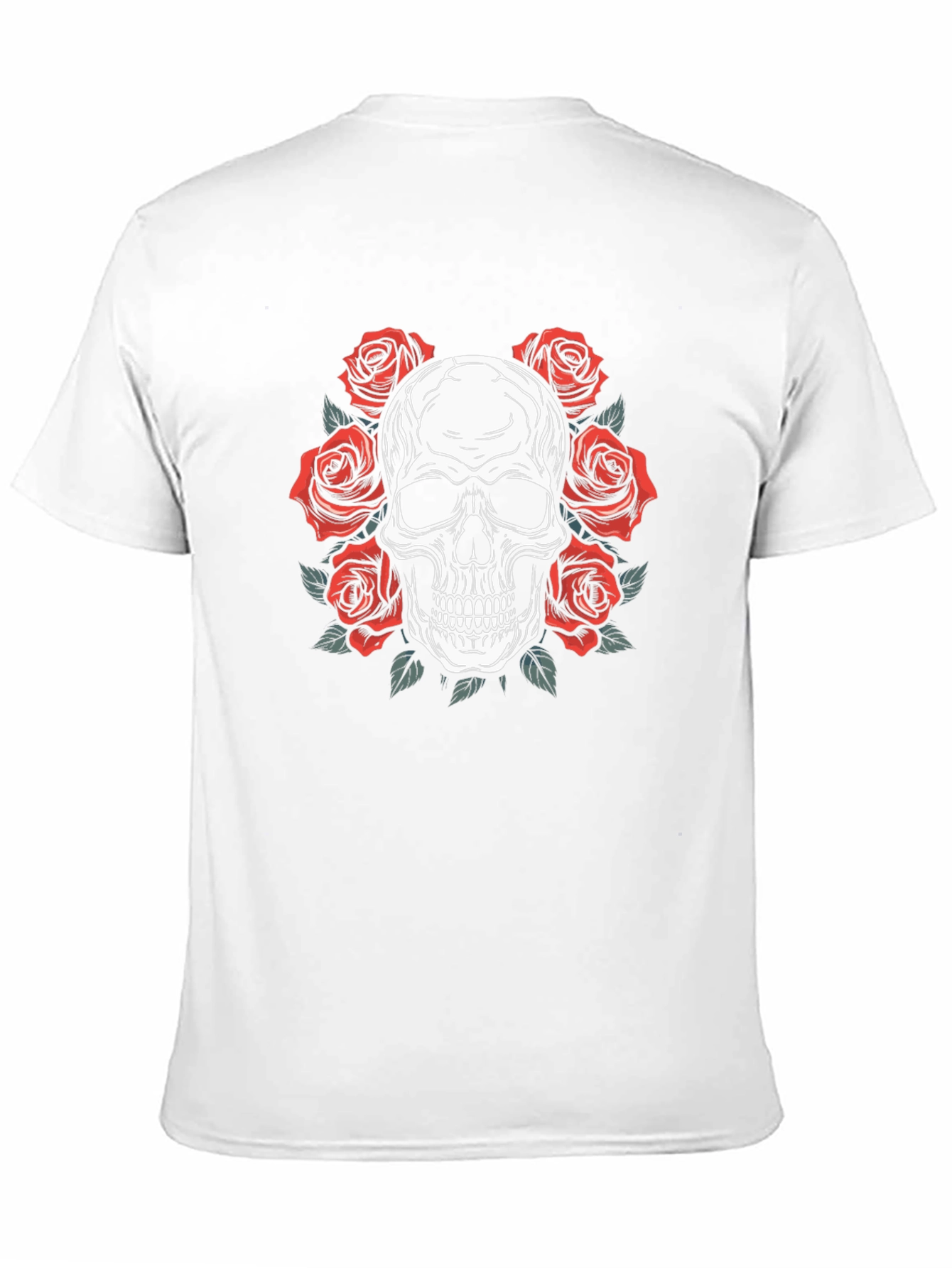 Skull & Roses Graphic Tee - Rocker Style