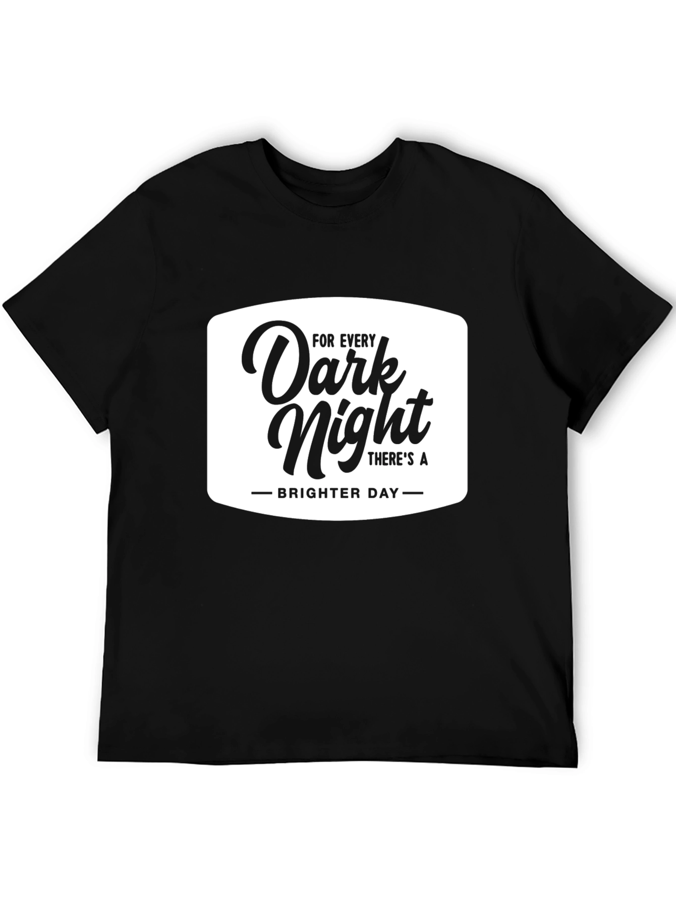 Dark Night Brighter Day Graphic T-Shirt