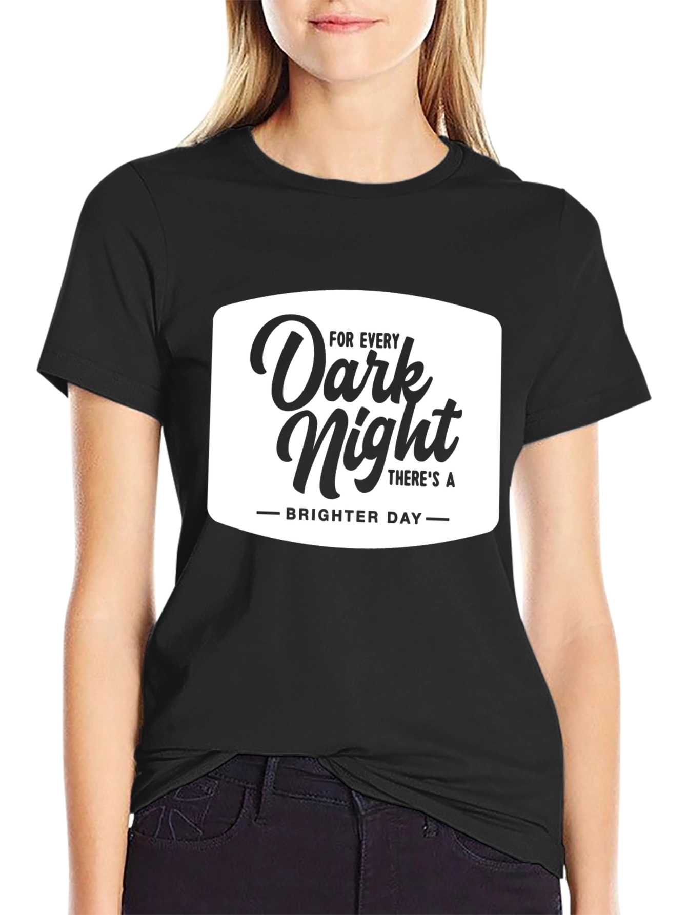 Dark Night Brighter Day Graphic T-Shirt
