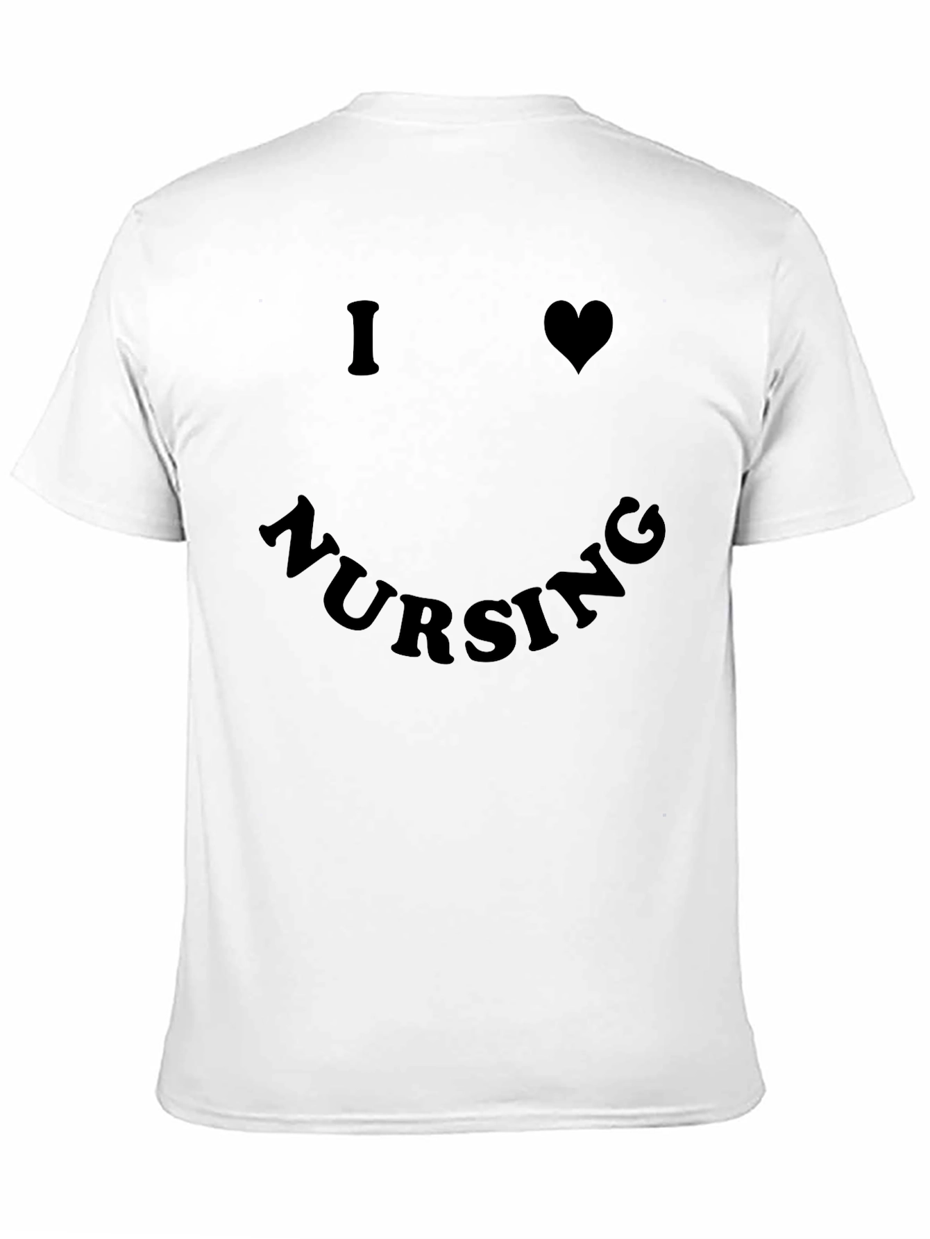I Heart Nursing Tee - Black