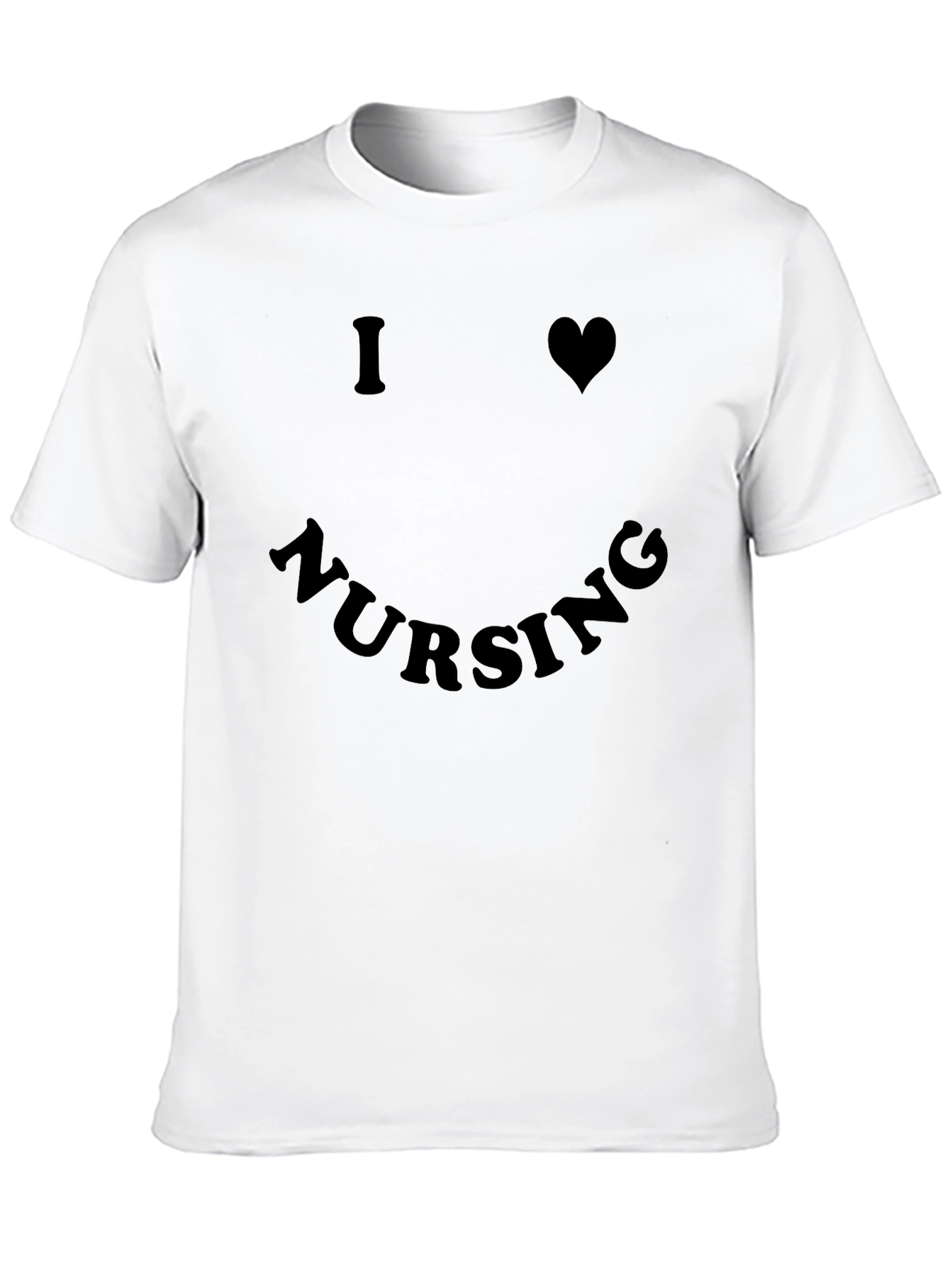 I Heart Nursing Tee - Black
