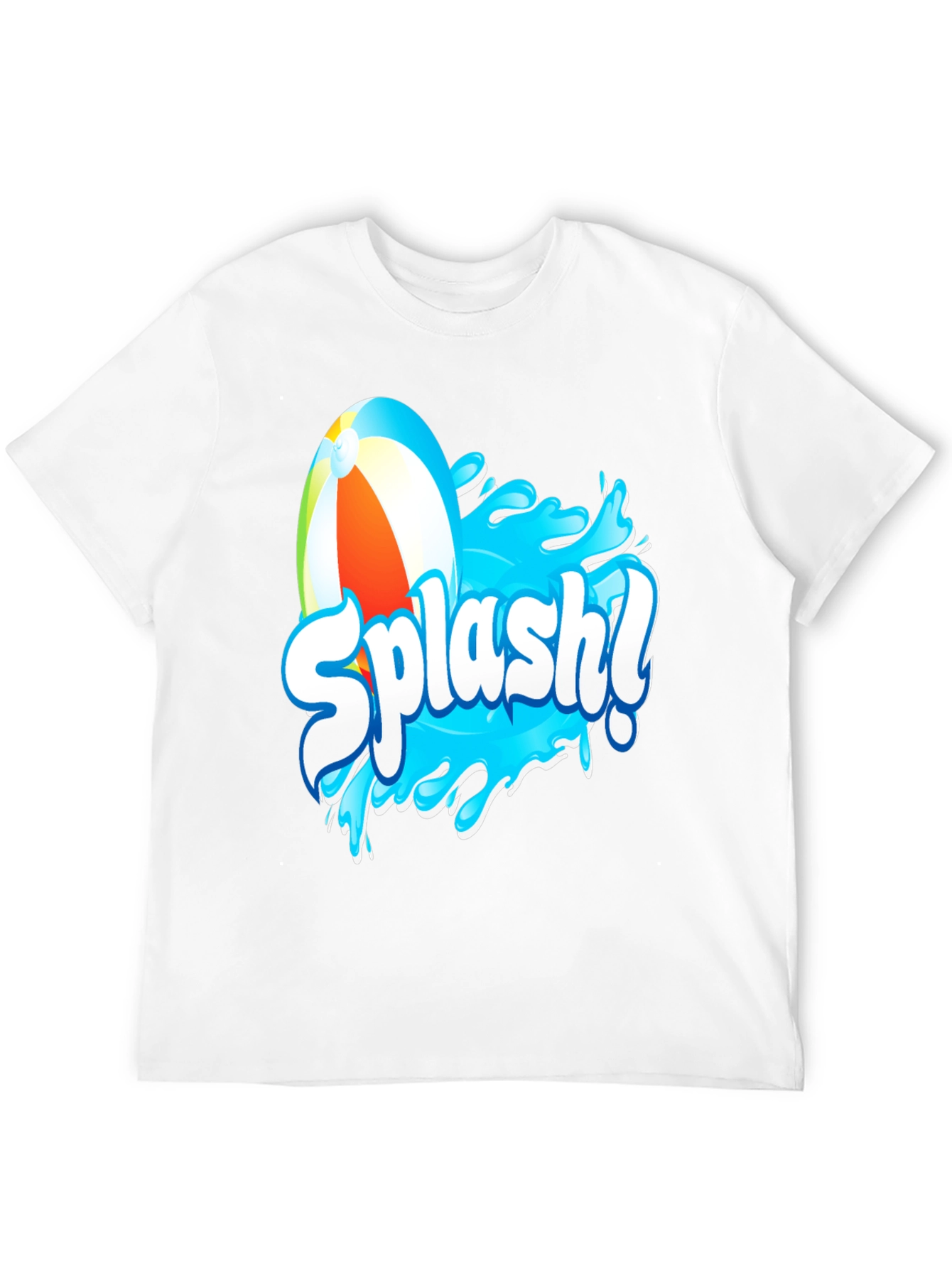 Splash! Graphic T-Shirt - Black Cotton Tee