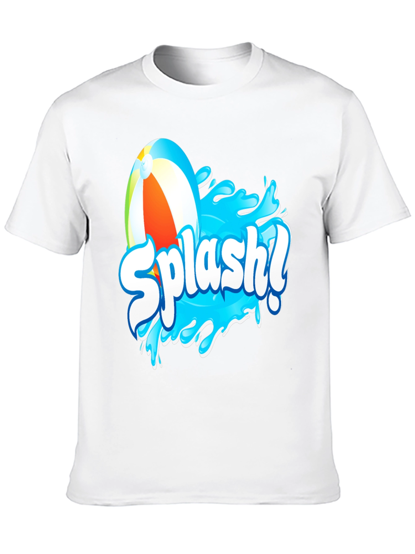 Splash! Graphic T-Shirt - Black Cotton Tee