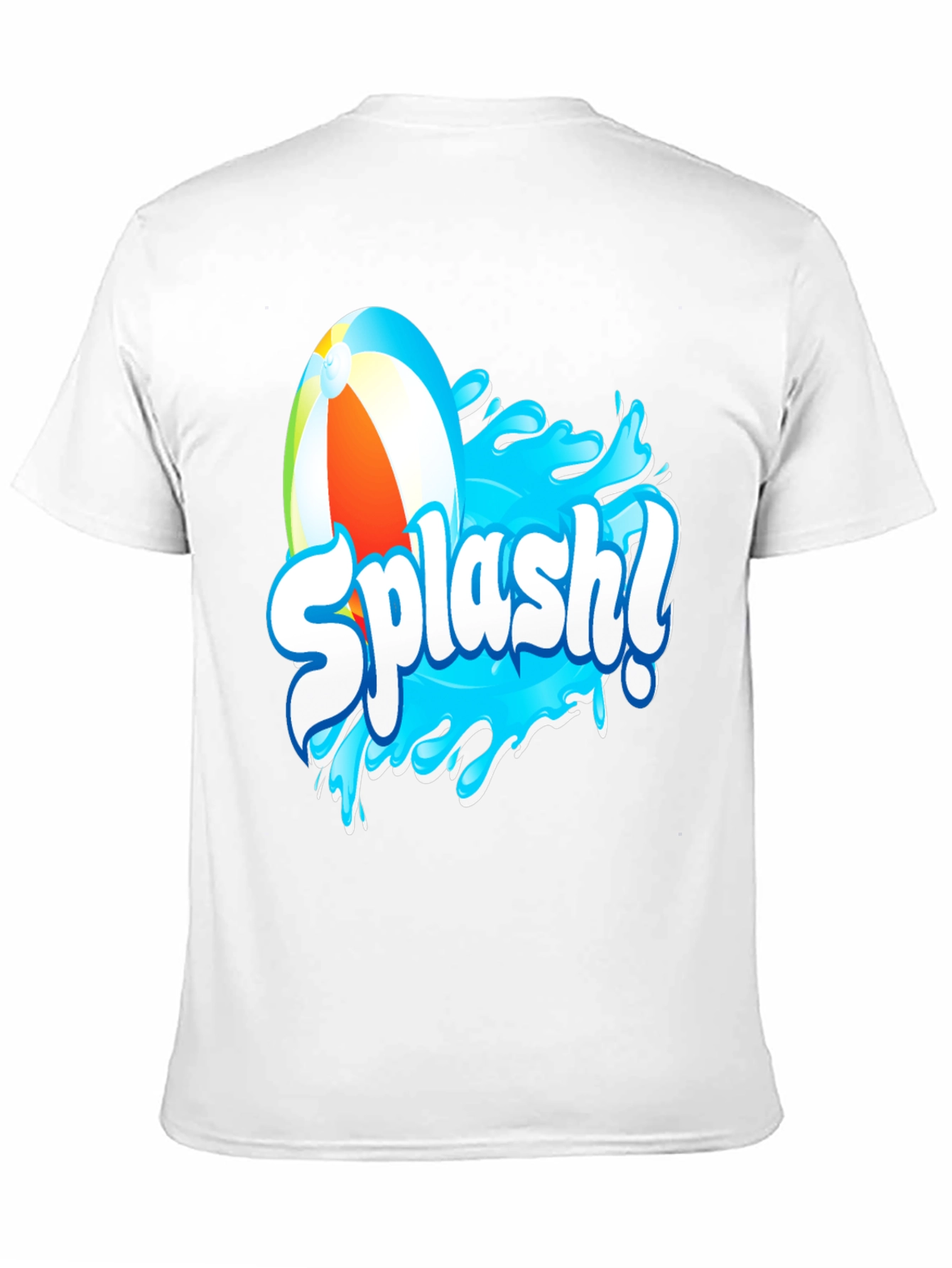 Splash! Graphic T-Shirt - Black Cotton Tee