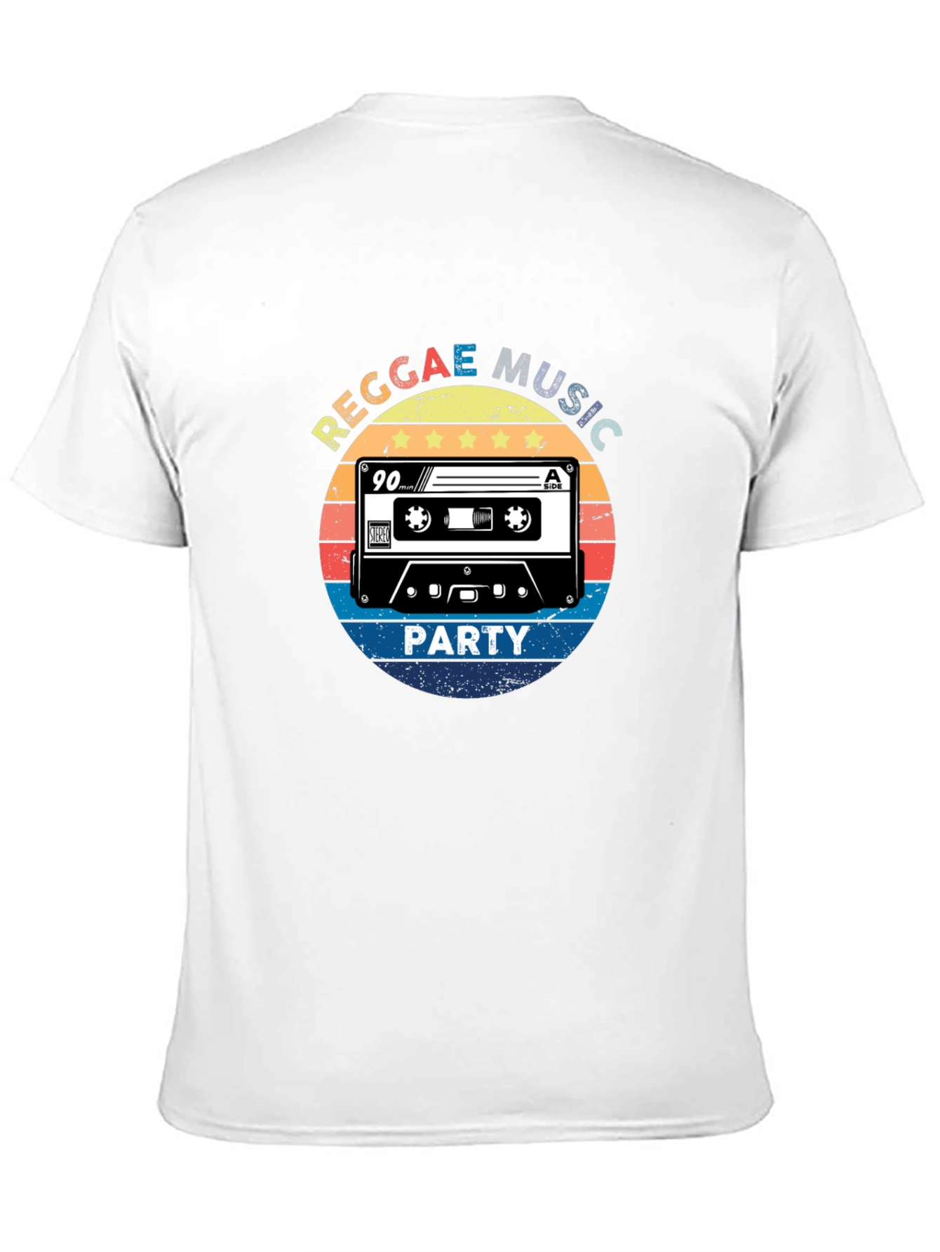 Reggae Music Party Black T-Shirt