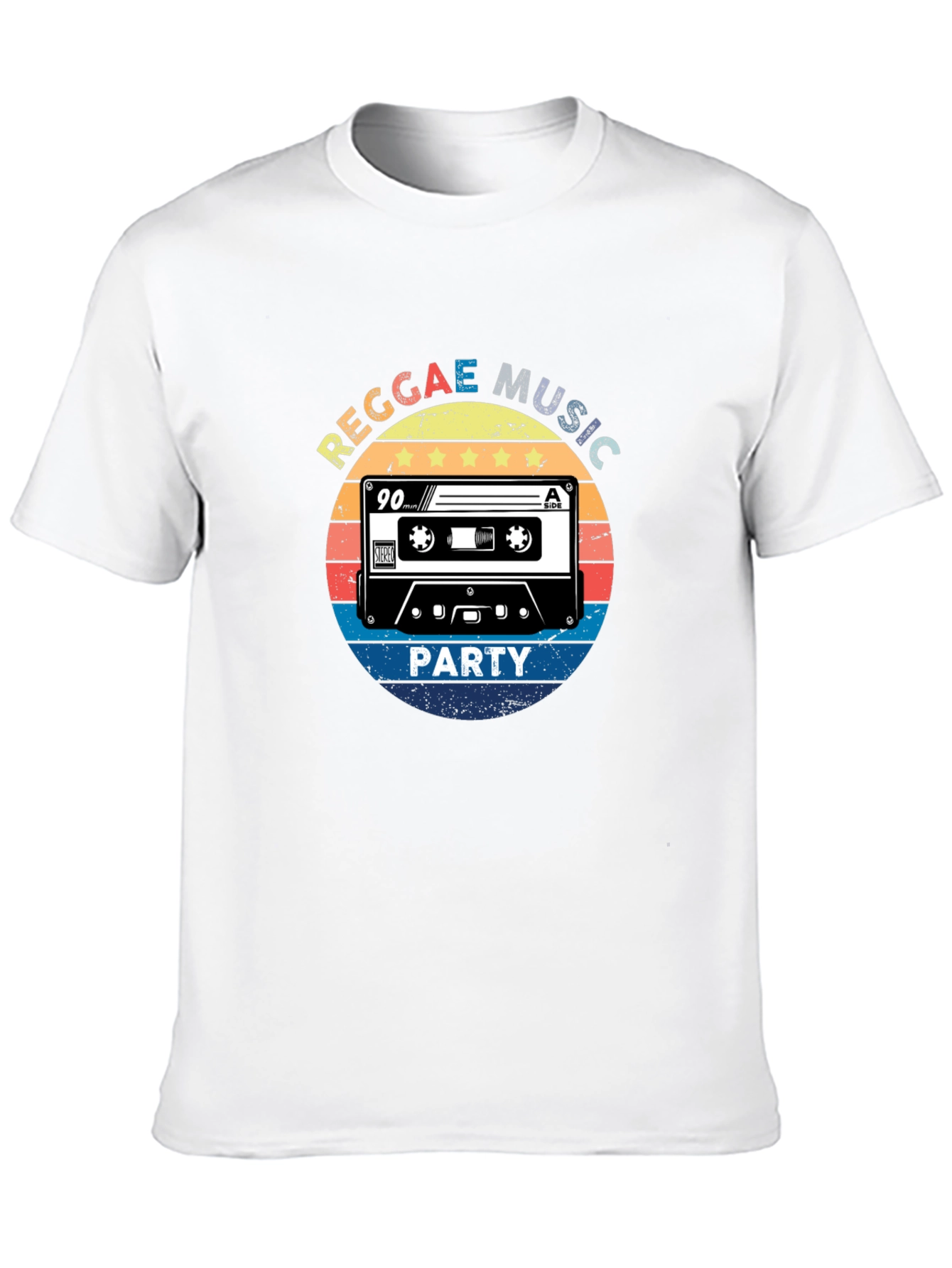 Reggae Music Party Black T-Shirt