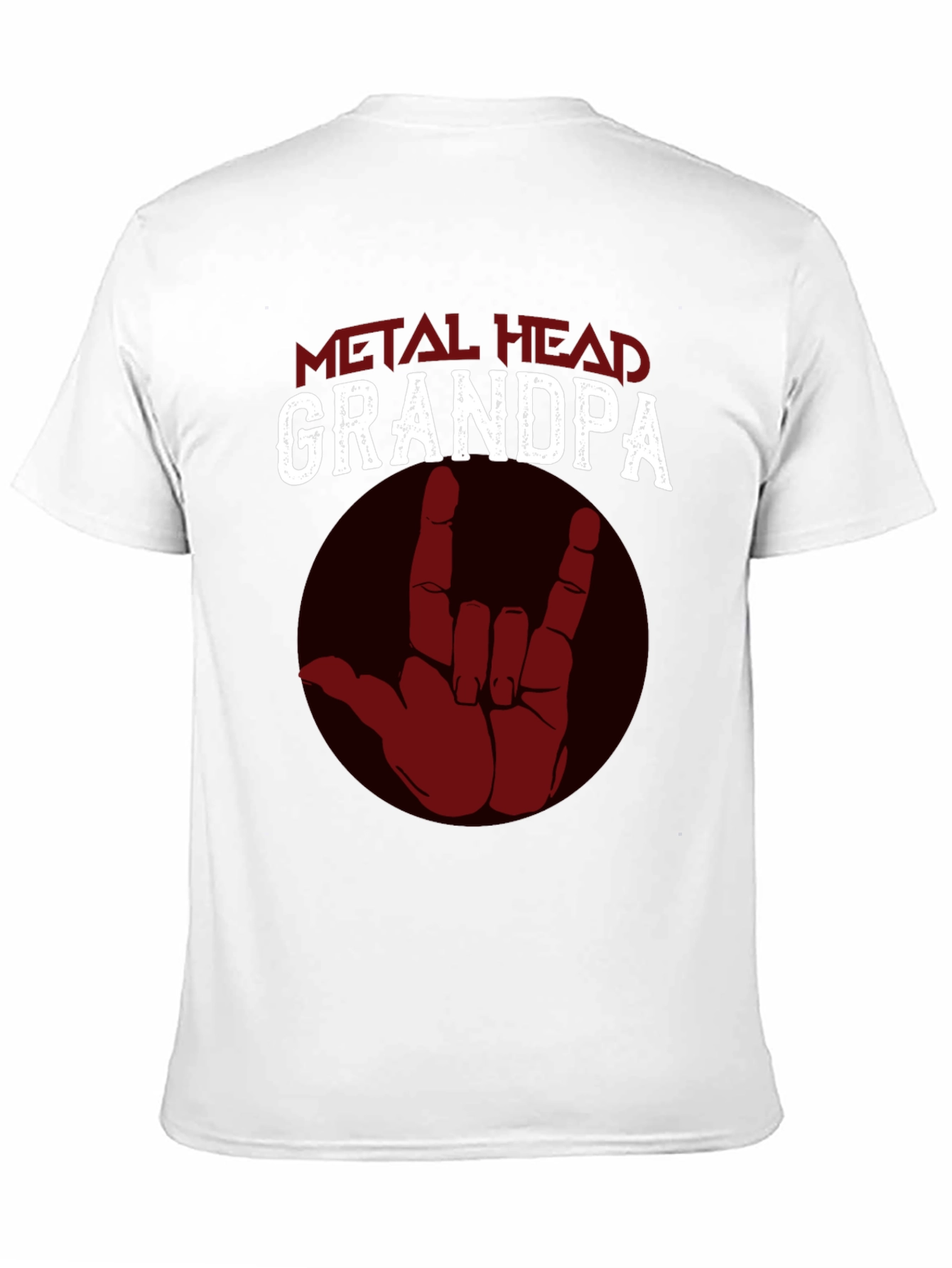 Metal Head Grandpa T-Shirt - Rock On!