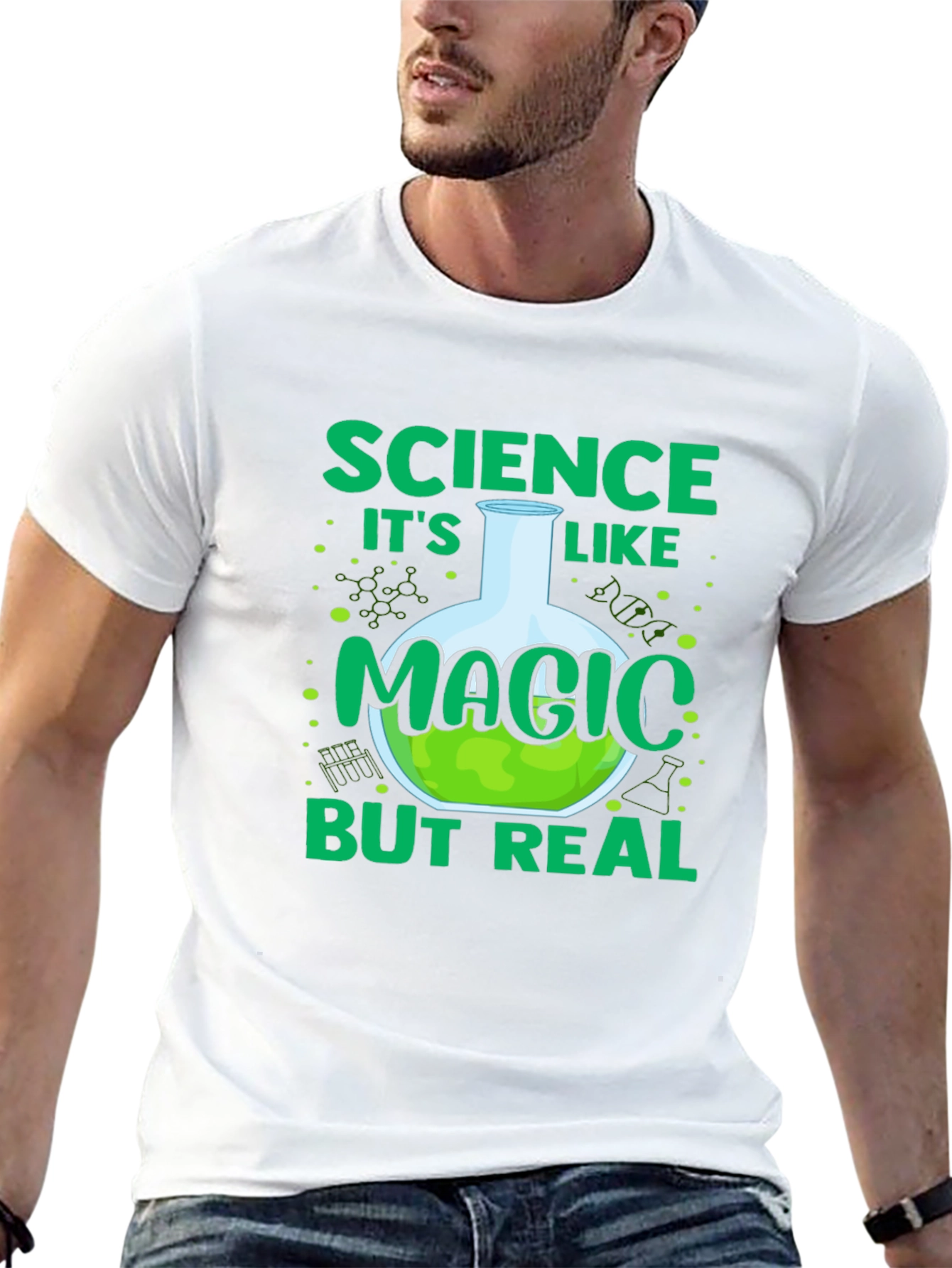 Science Like Magic T-Shirt - Mens Black Tee
