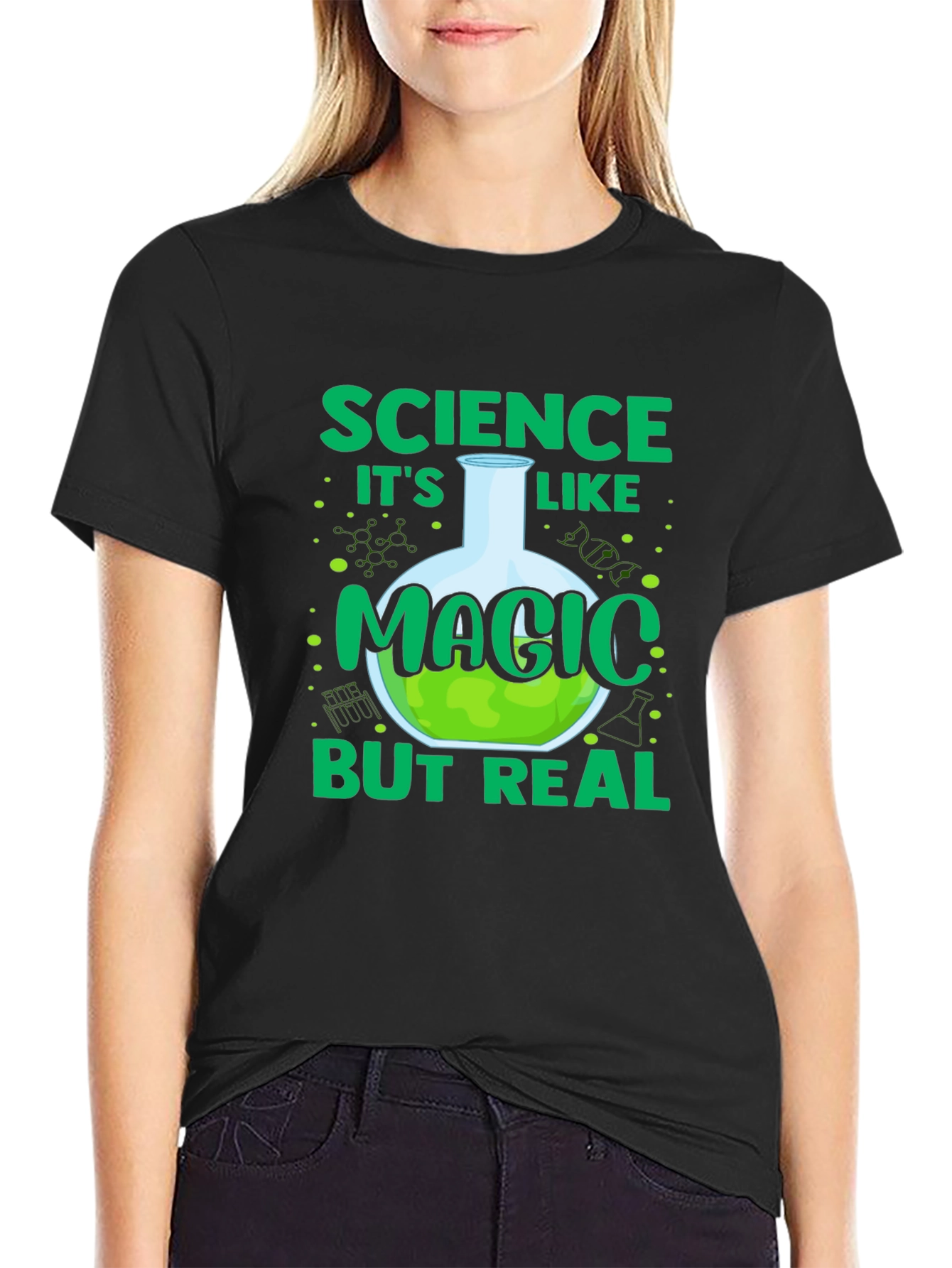 Science Like Magic T-Shirt - Mens Black Tee