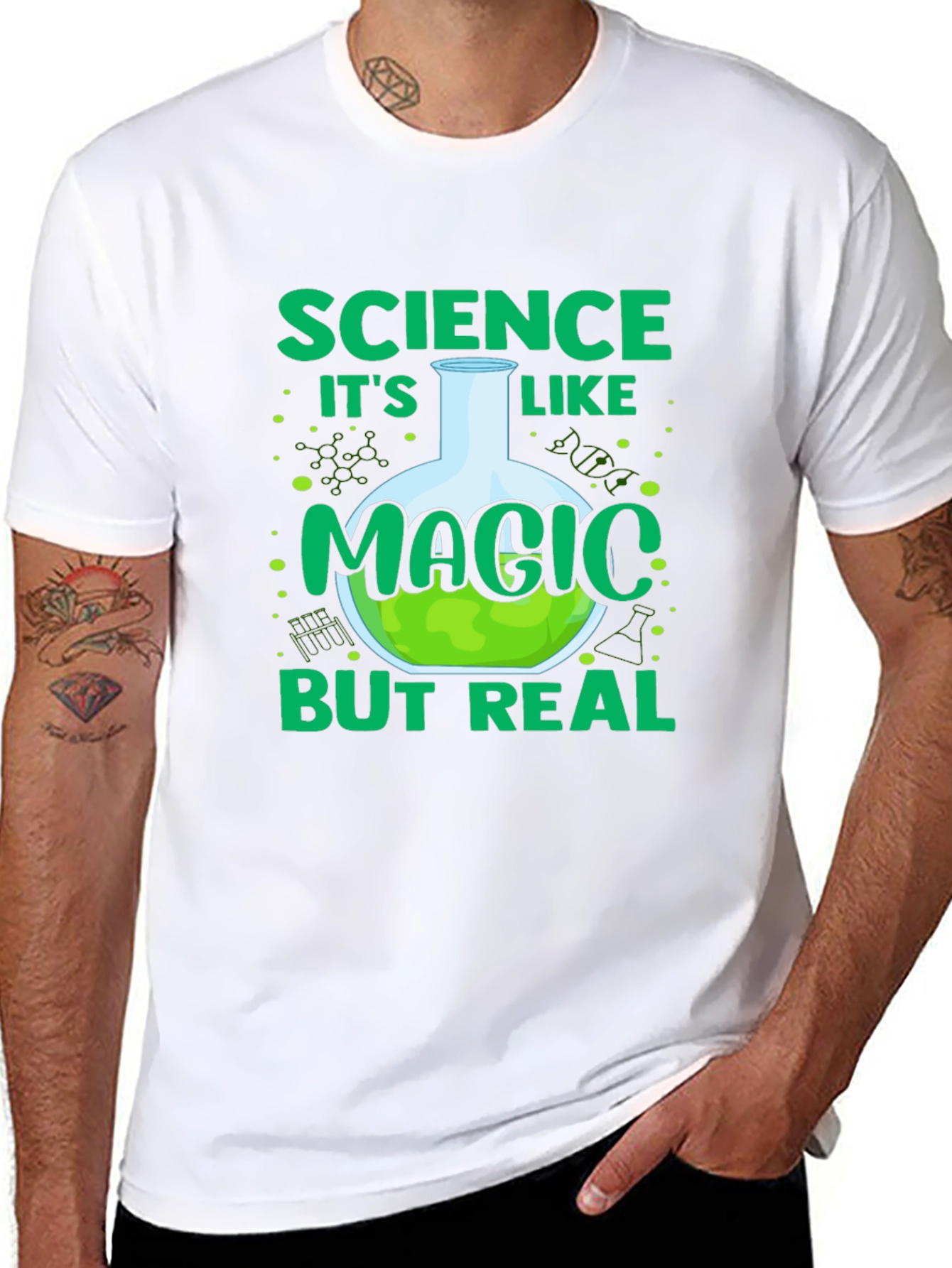 Science Like Magic T-Shirt - Mens Black Tee
