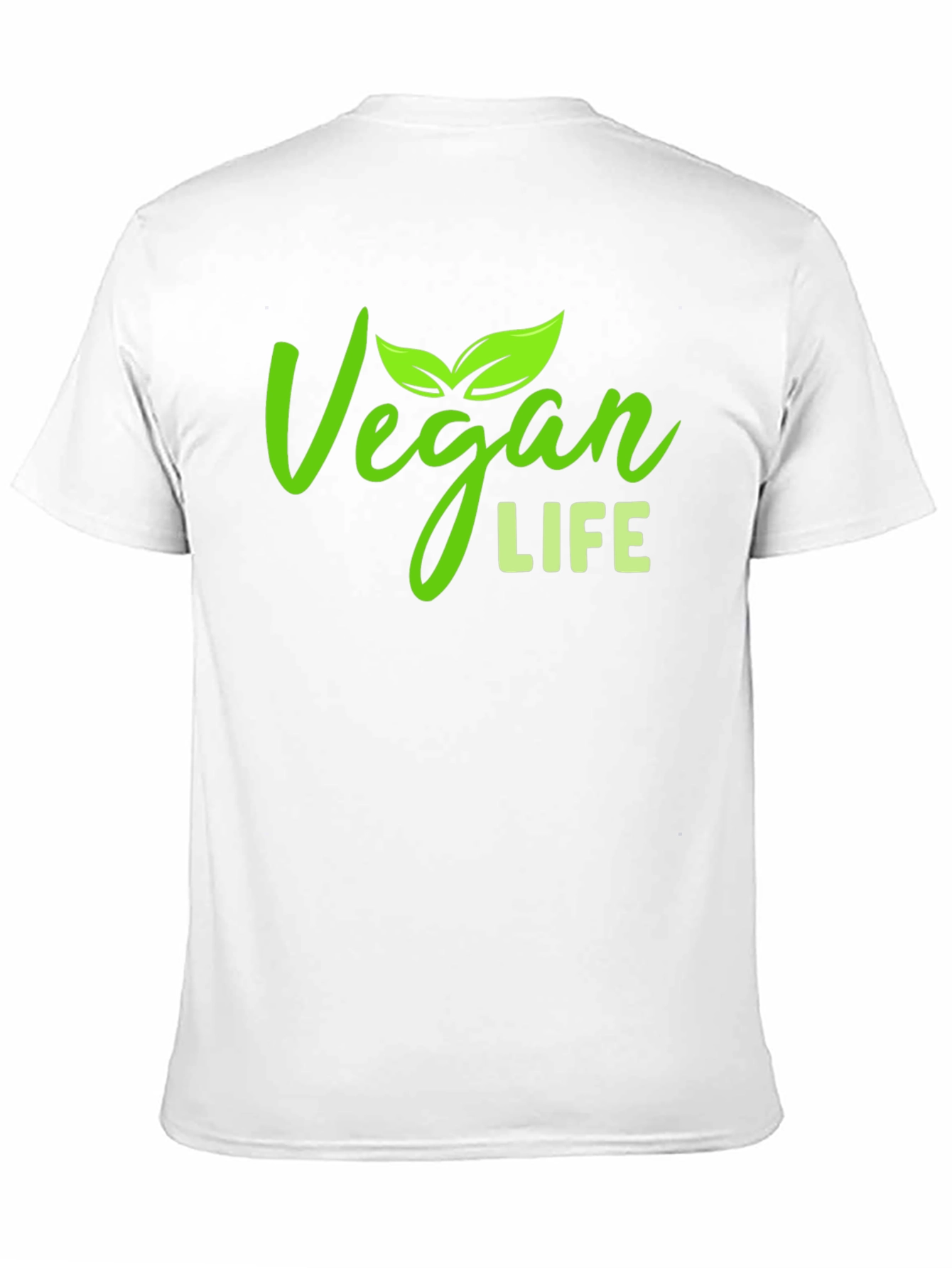 Vegan Life Graphic T-Shirt - Black