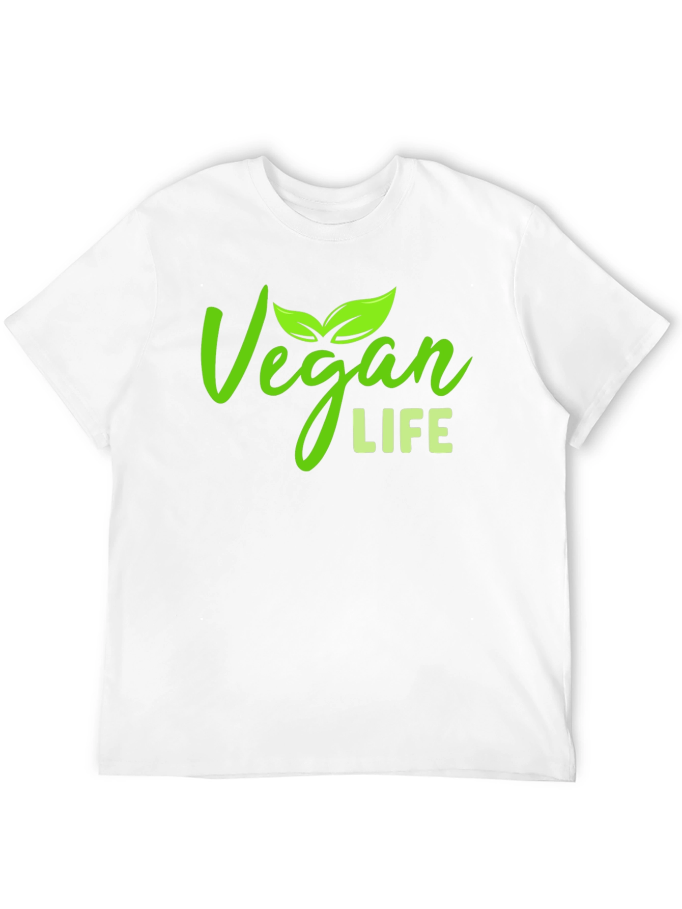 Vegan Life Graphic T-Shirt - Black