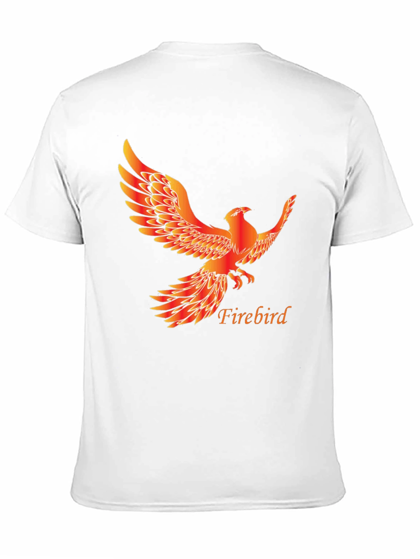 Firebird Graphic Tee - Mens Black Cotton T-Shirt