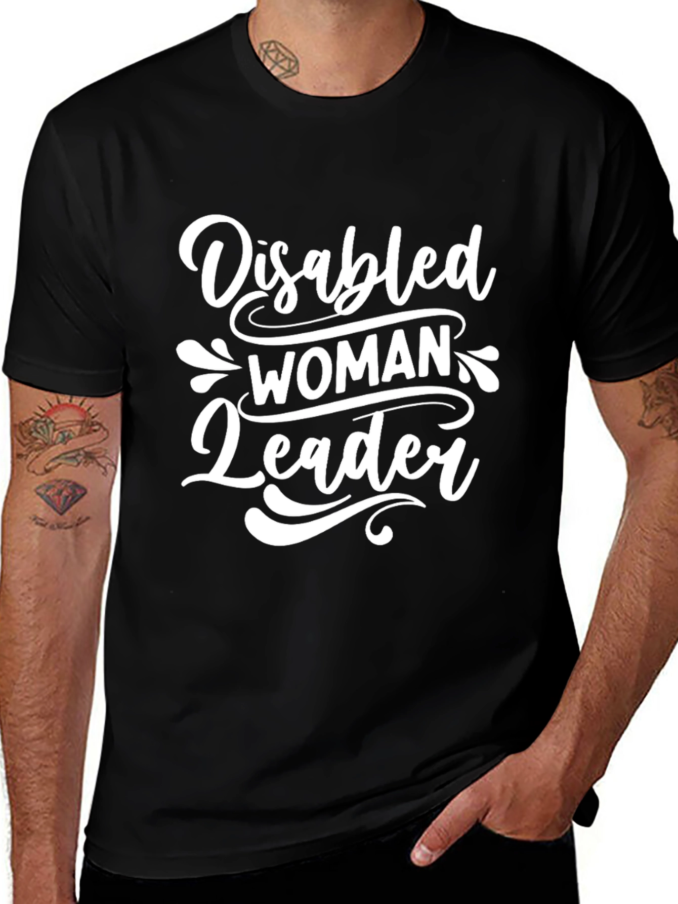 Disabled Woman Leader Graphic T-Shirt
