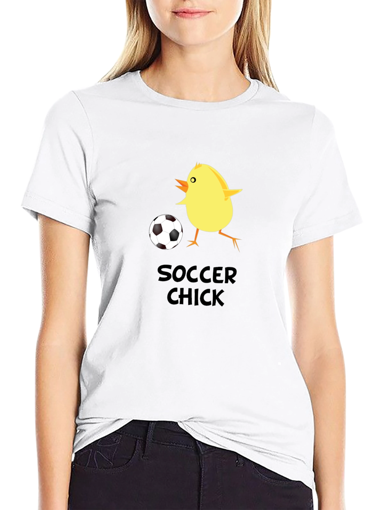 Soccer Chick Graphic Tee