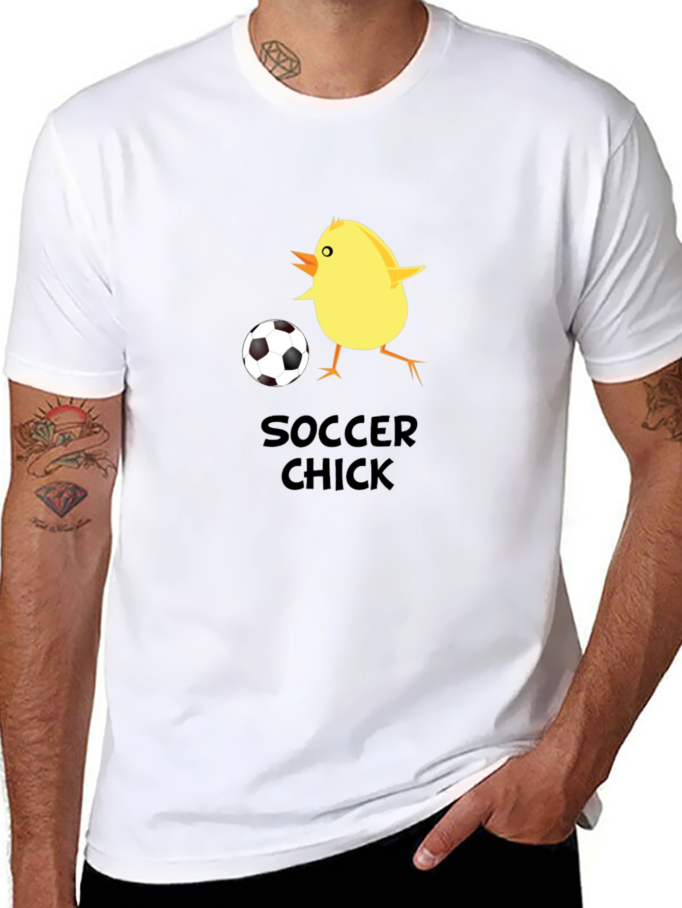 Soccer Chick Graphic Tee