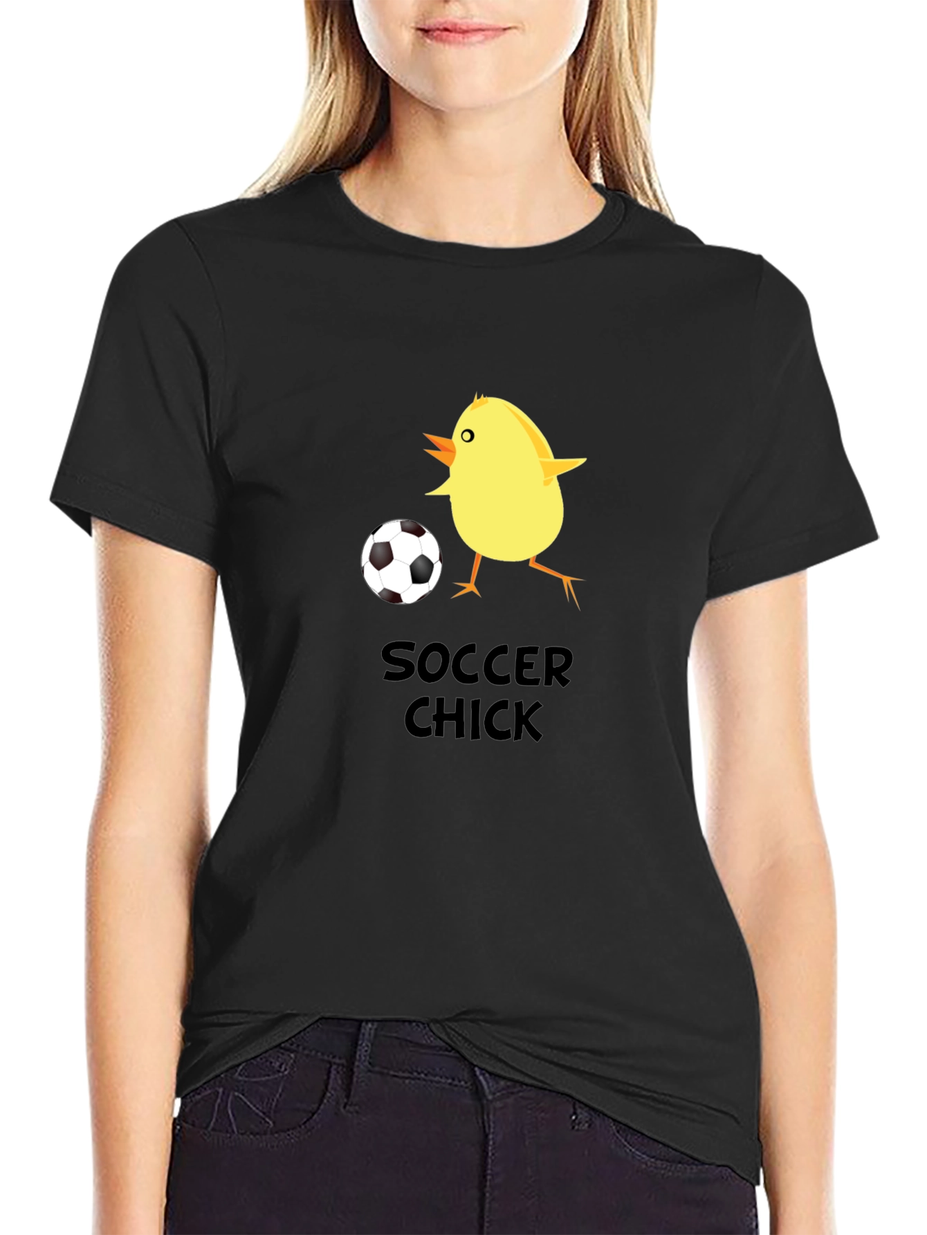 Soccer Chick Graphic Tee