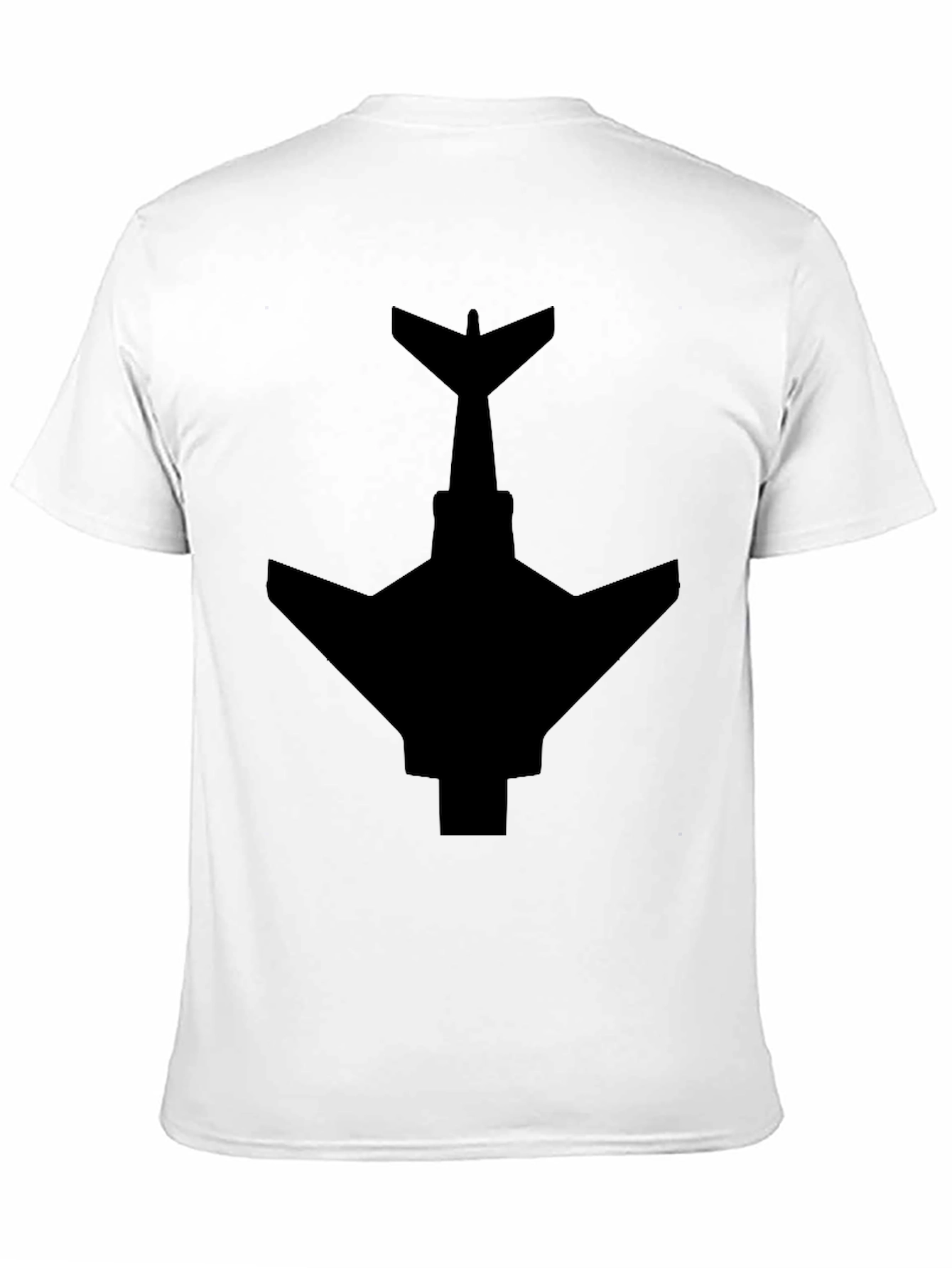 Stealth Jet T-Shirt - Black Plane Graphic Tee