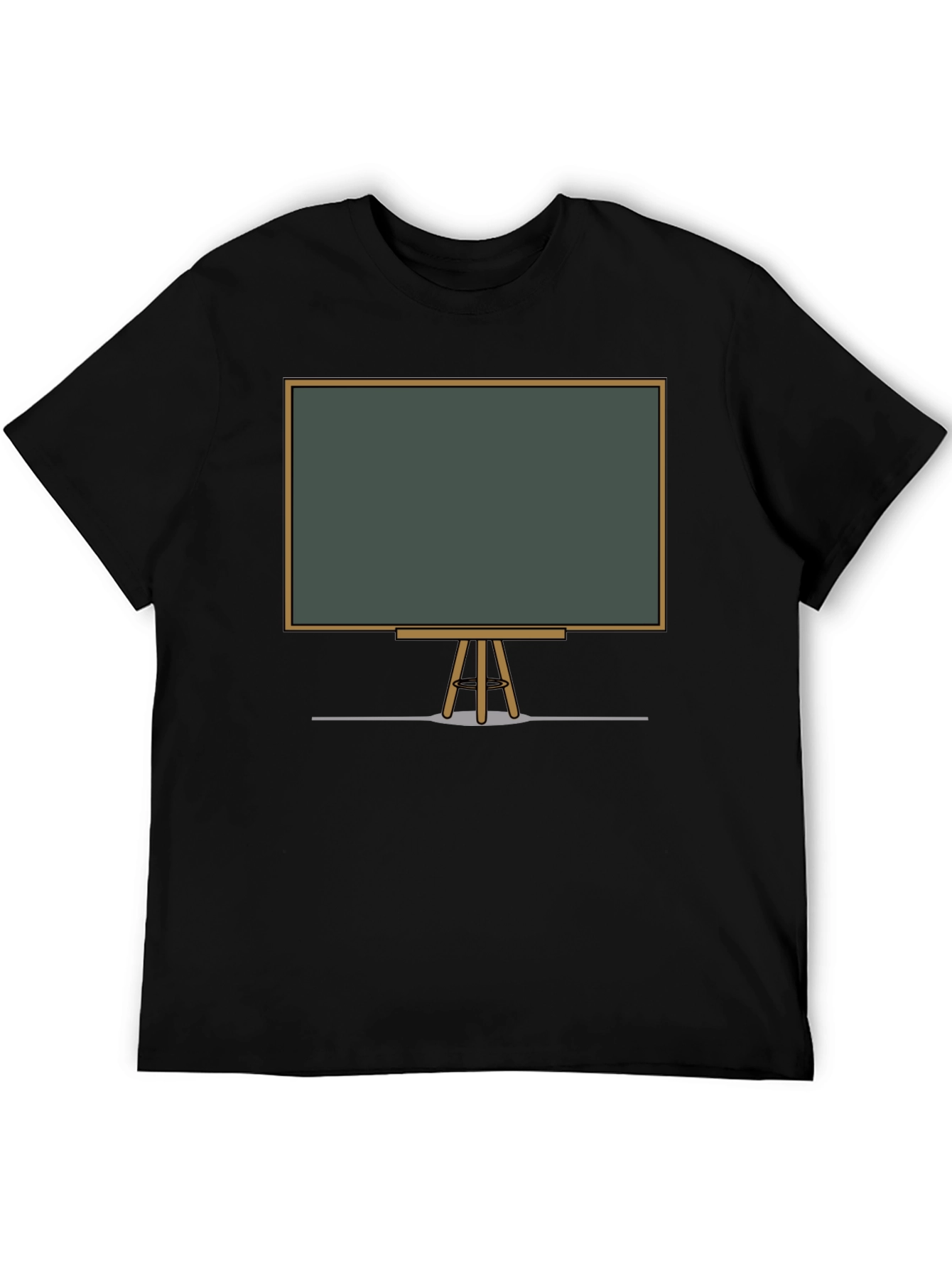 Black Chalkboard Graphic Tee - Unisex Casual Shirt