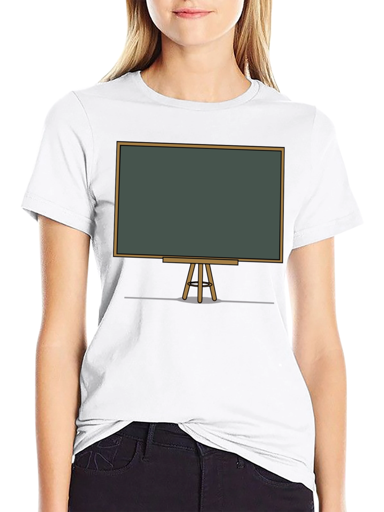 Black Chalkboard Graphic Tee - Unisex Casual Shirt