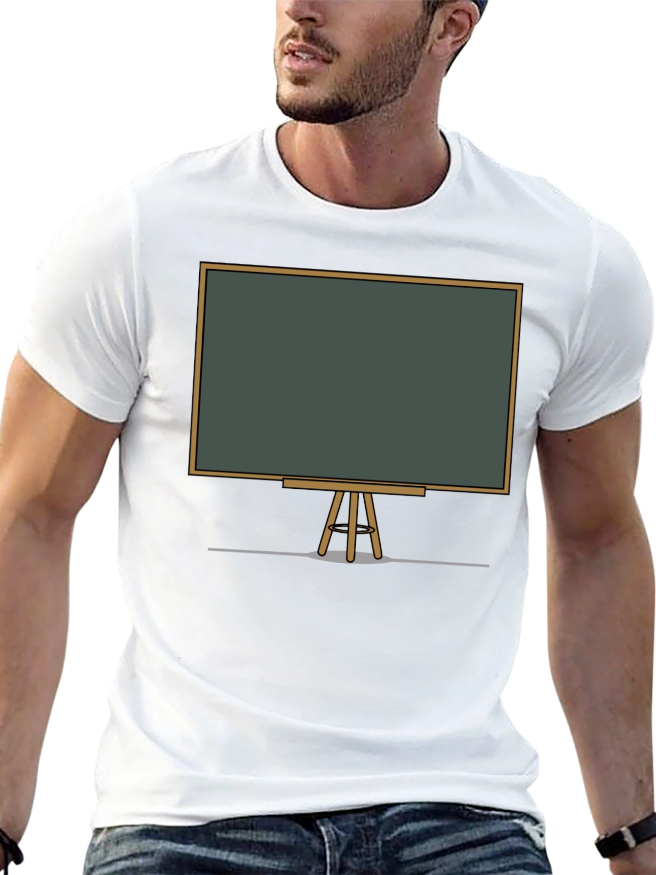 Black Chalkboard Graphic Tee - Unisex Casual Shirt