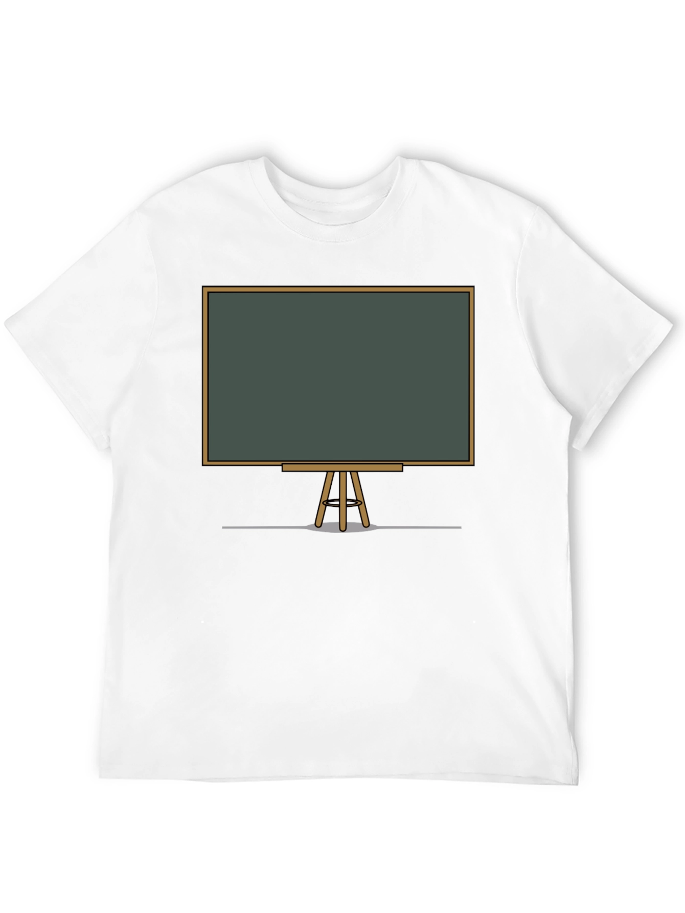 Black Chalkboard Graphic Tee - Unisex Casual Shirt