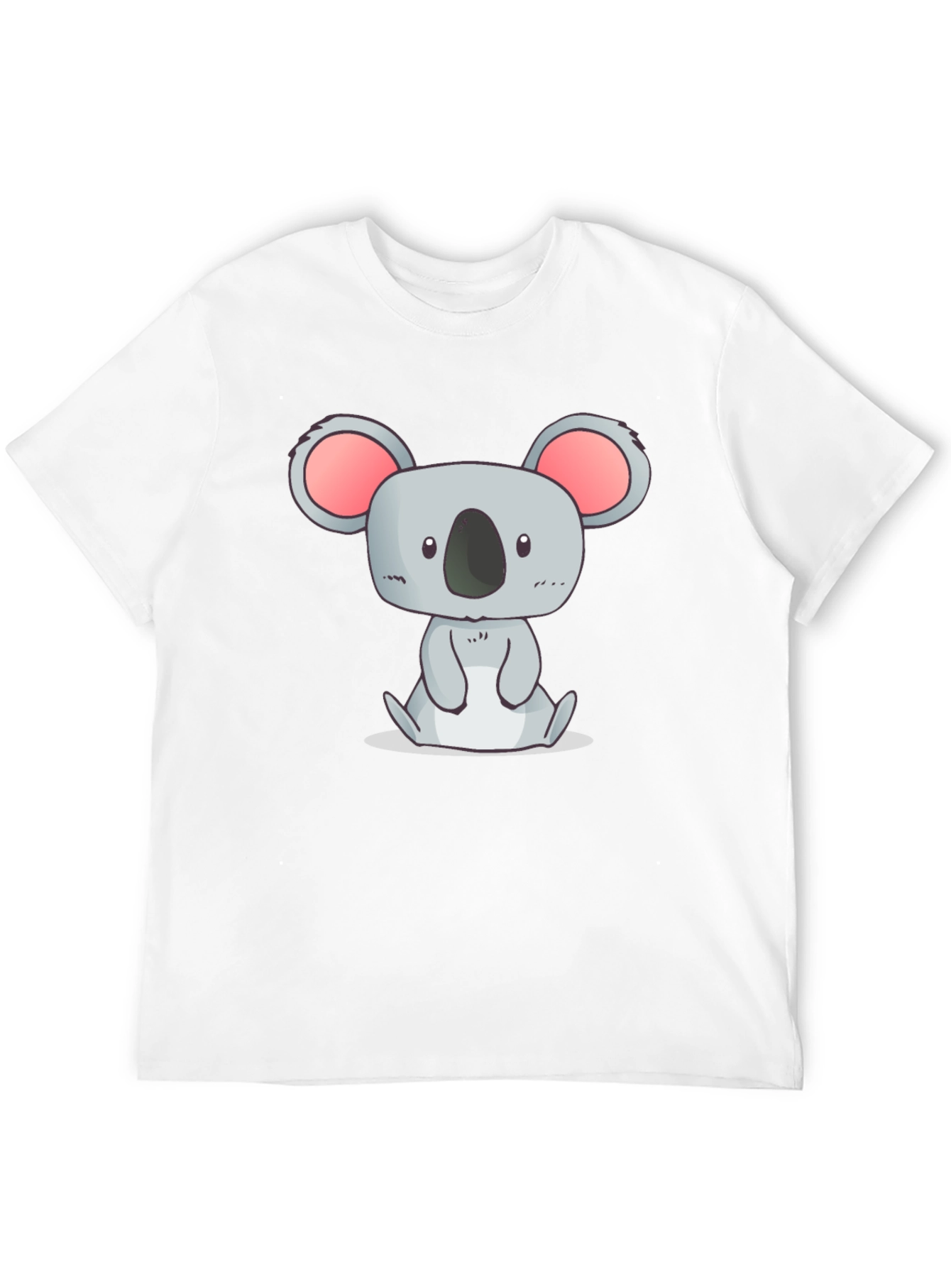Cute Koala Graphic Print T-Shirt