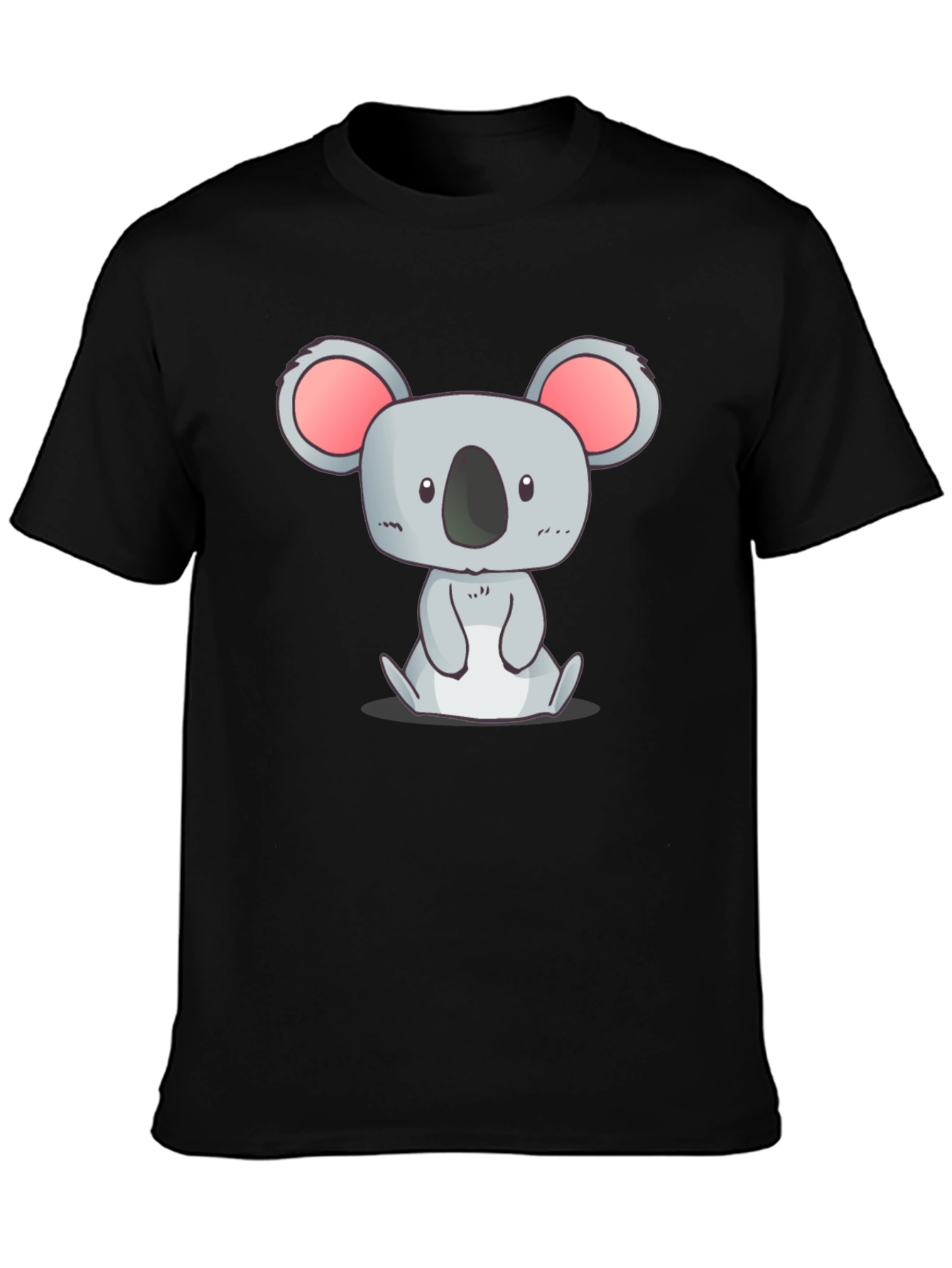 Cute Koala Graphic Print T-Shirt