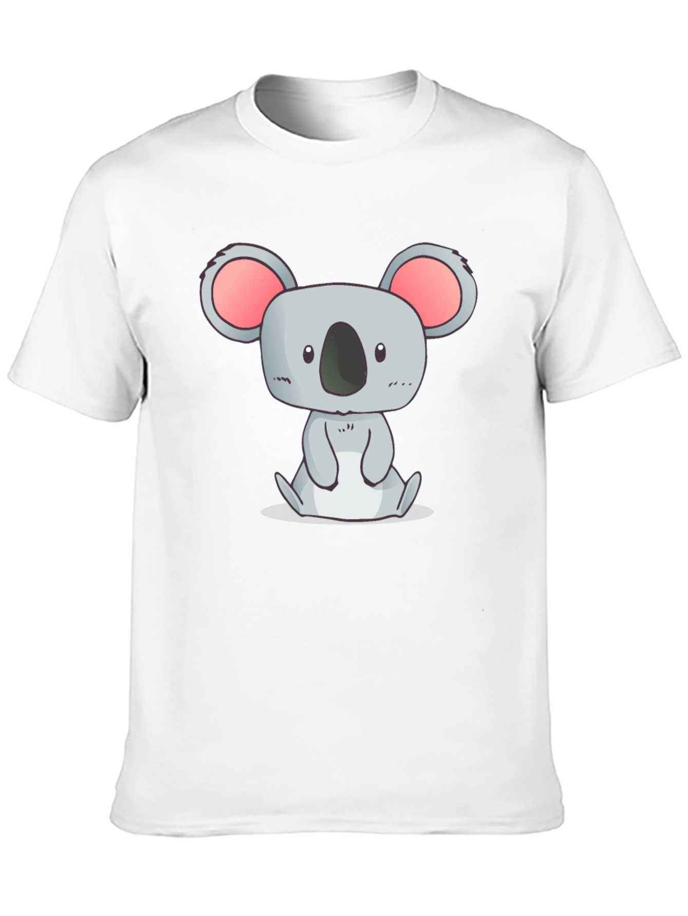 Cute Koala Graphic Print T-Shirt