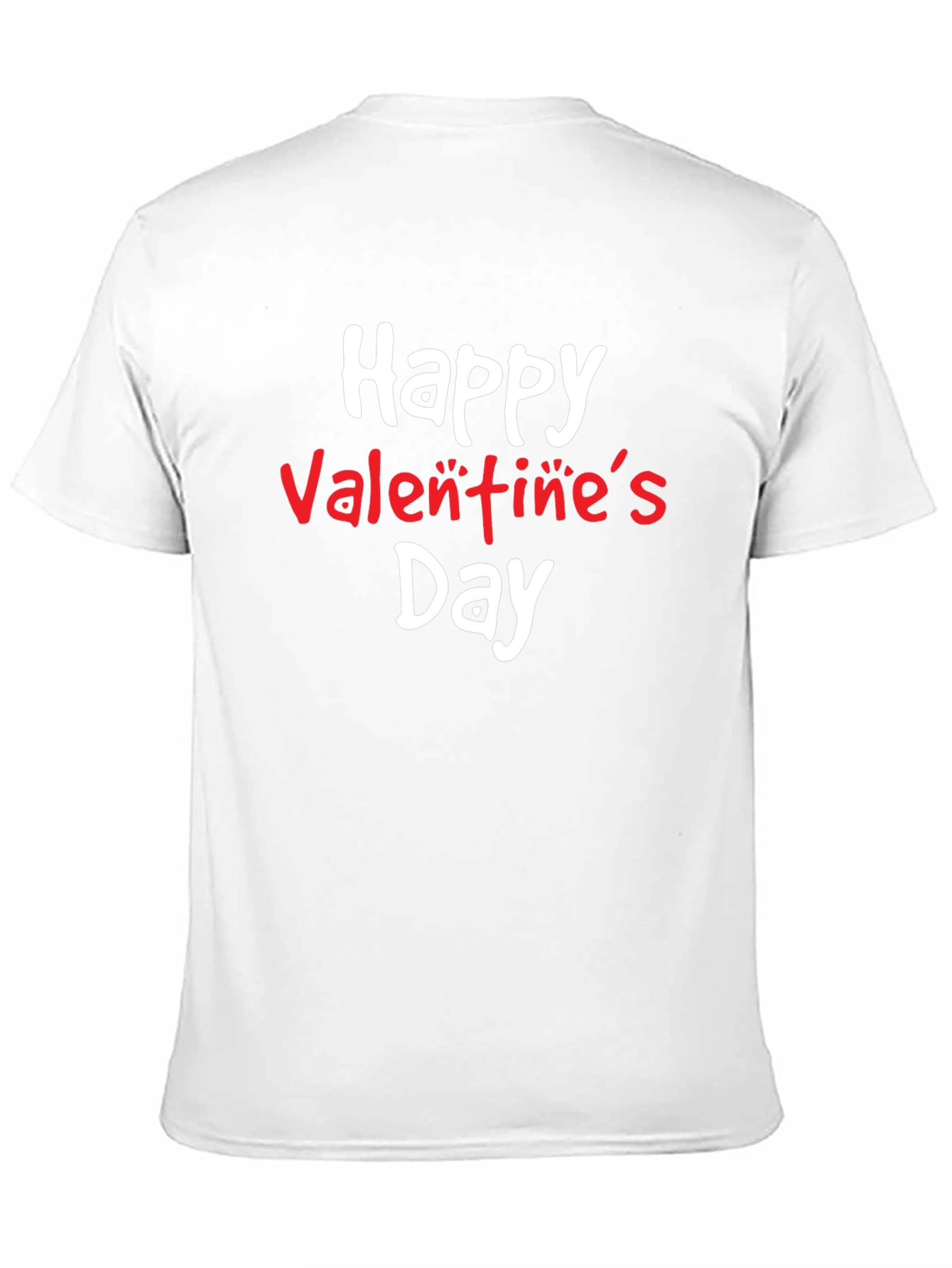 Happy Valentines Day Black T-Shirt