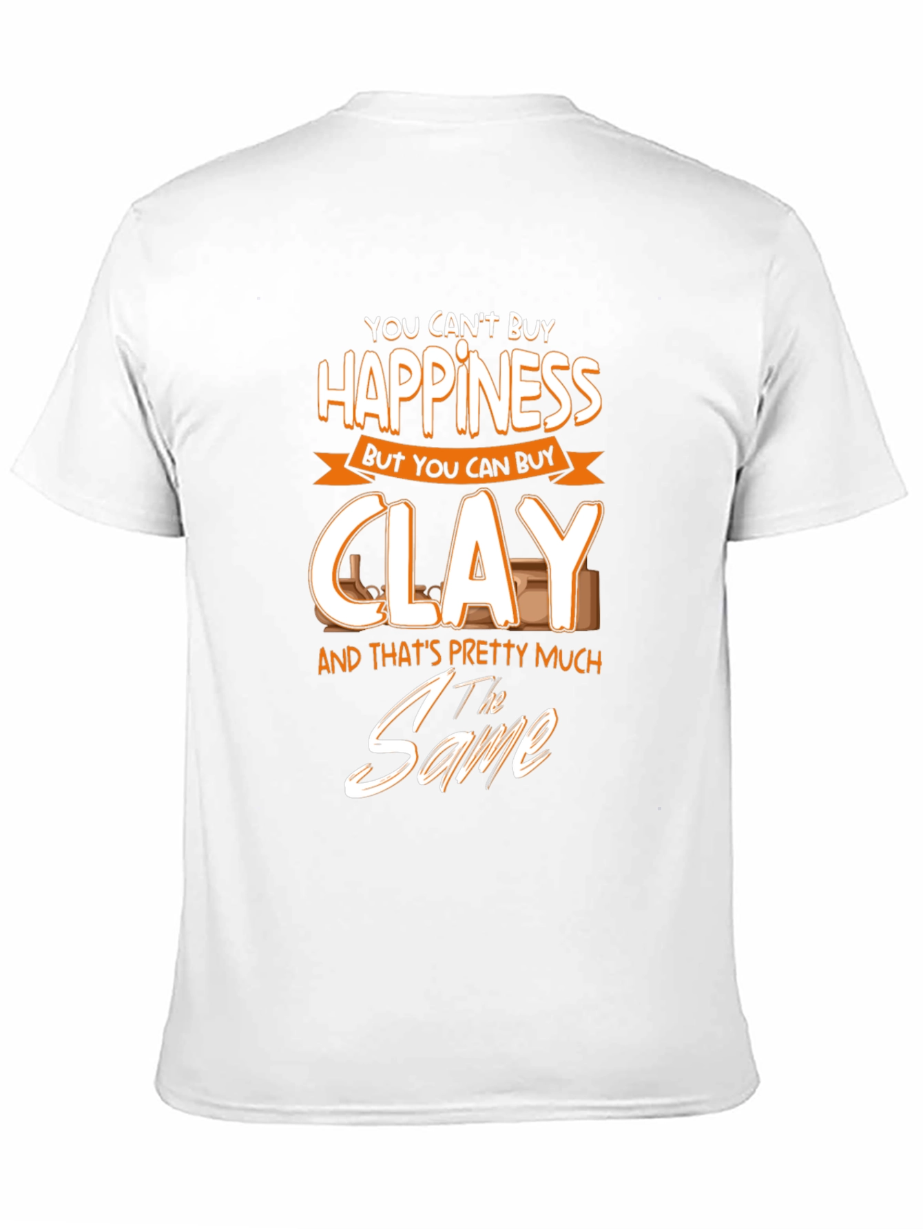 Happiness & Clay Black Graphic Tee