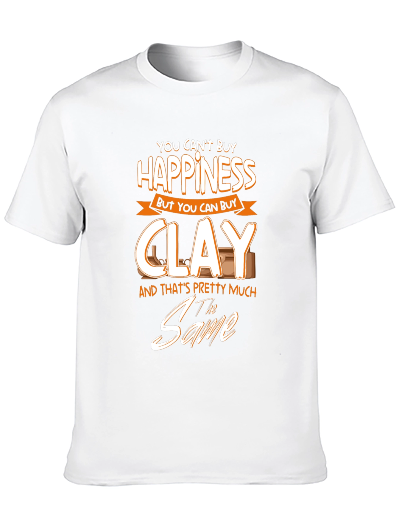 Happiness & Clay Black Graphic Tee