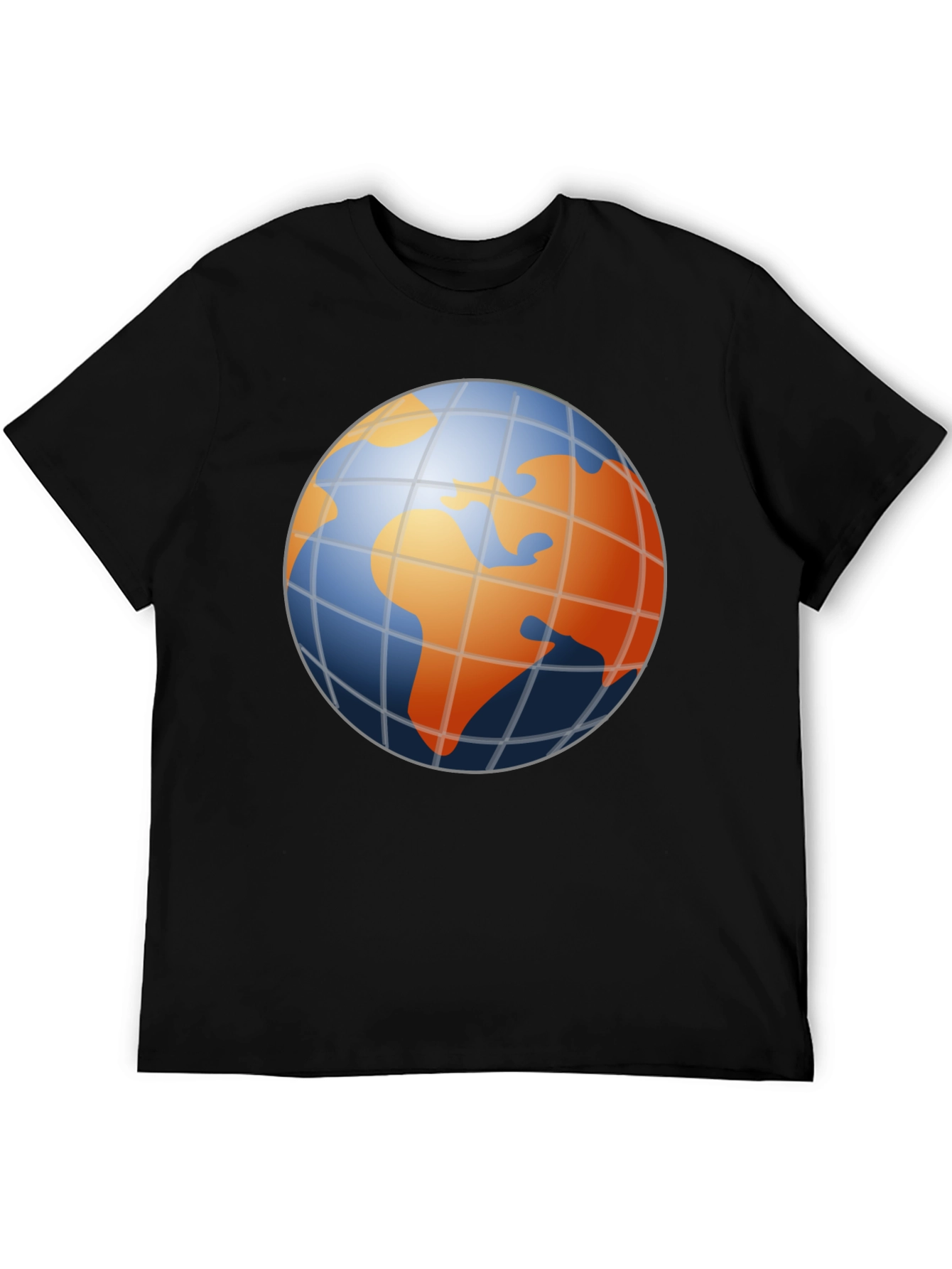 Globe Graphic Mens Black T-Shirt