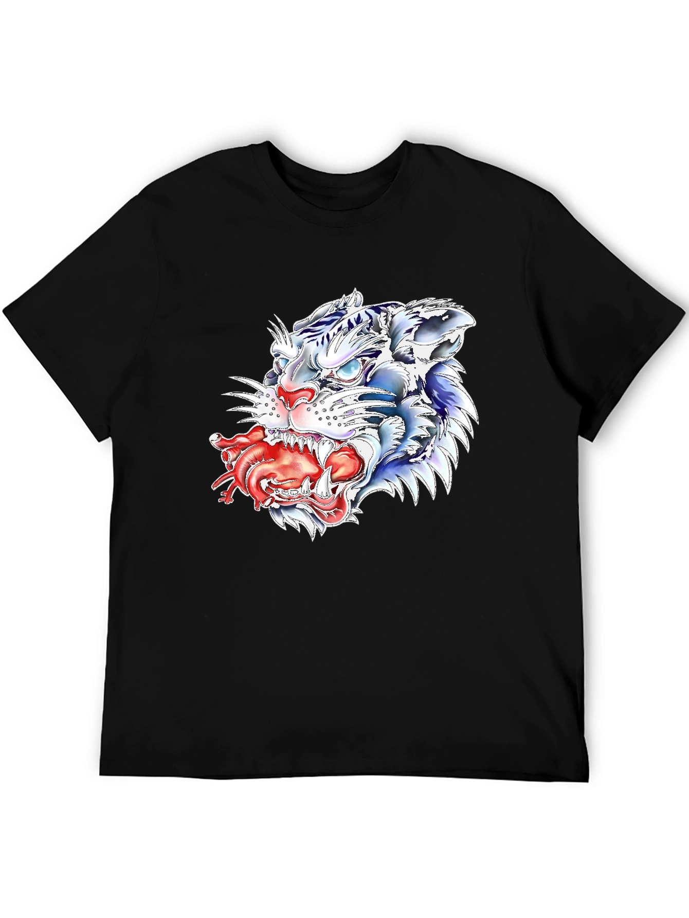 Tiger Heart Graphic Print Tee