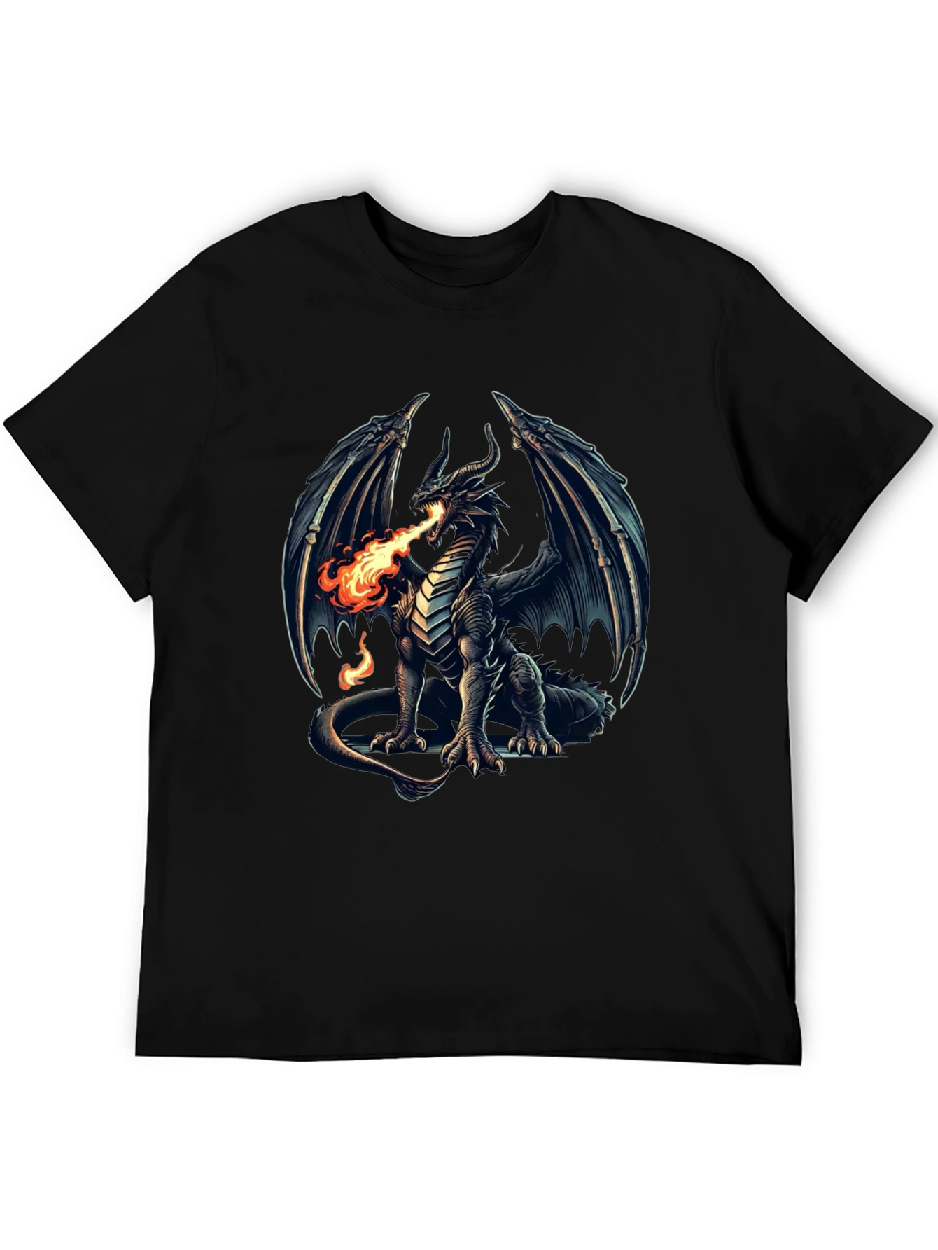 Dragon Fire T-Shirt - Fantasy Graphic Tee