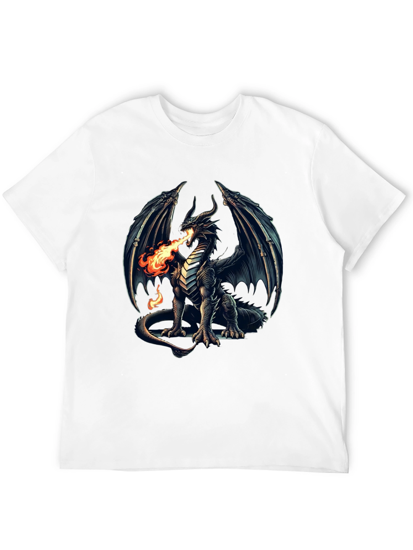 Dragon Fire T-Shirt - Fantasy Graphic Tee