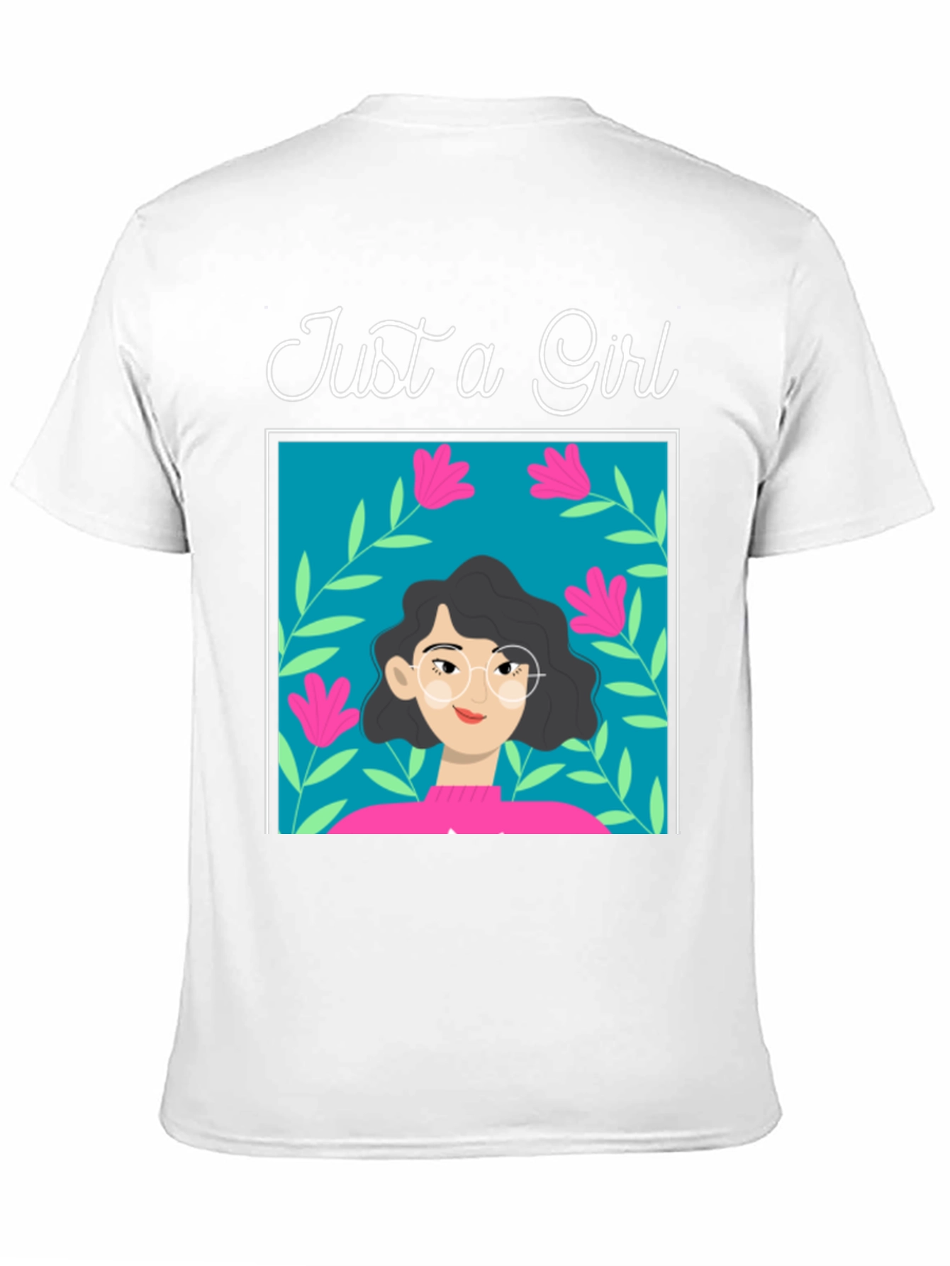 Just a Girl Graphic Tee - Stylish Cotton T-Shirt