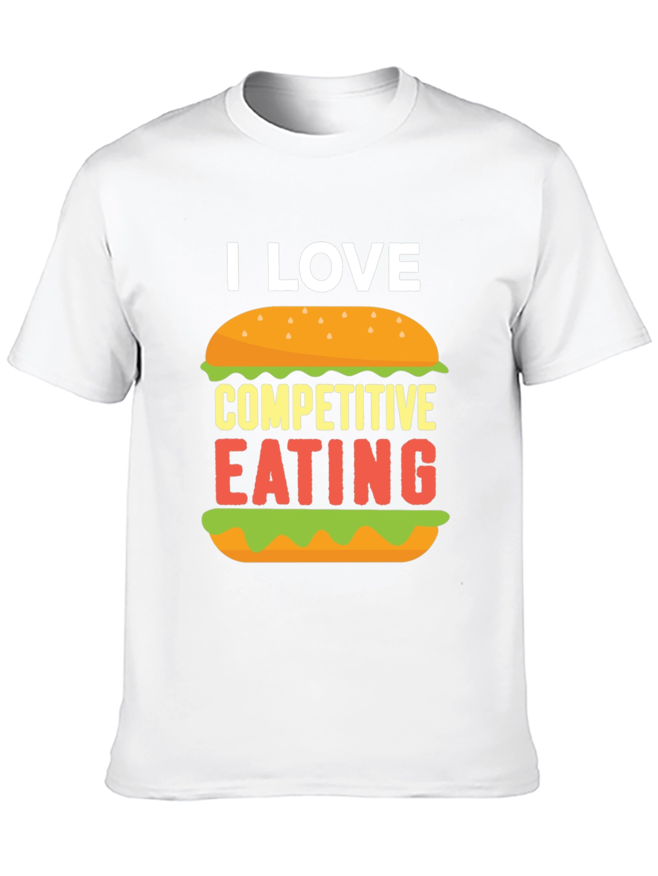 I Love Competitive Eating Graphic T-Shirt