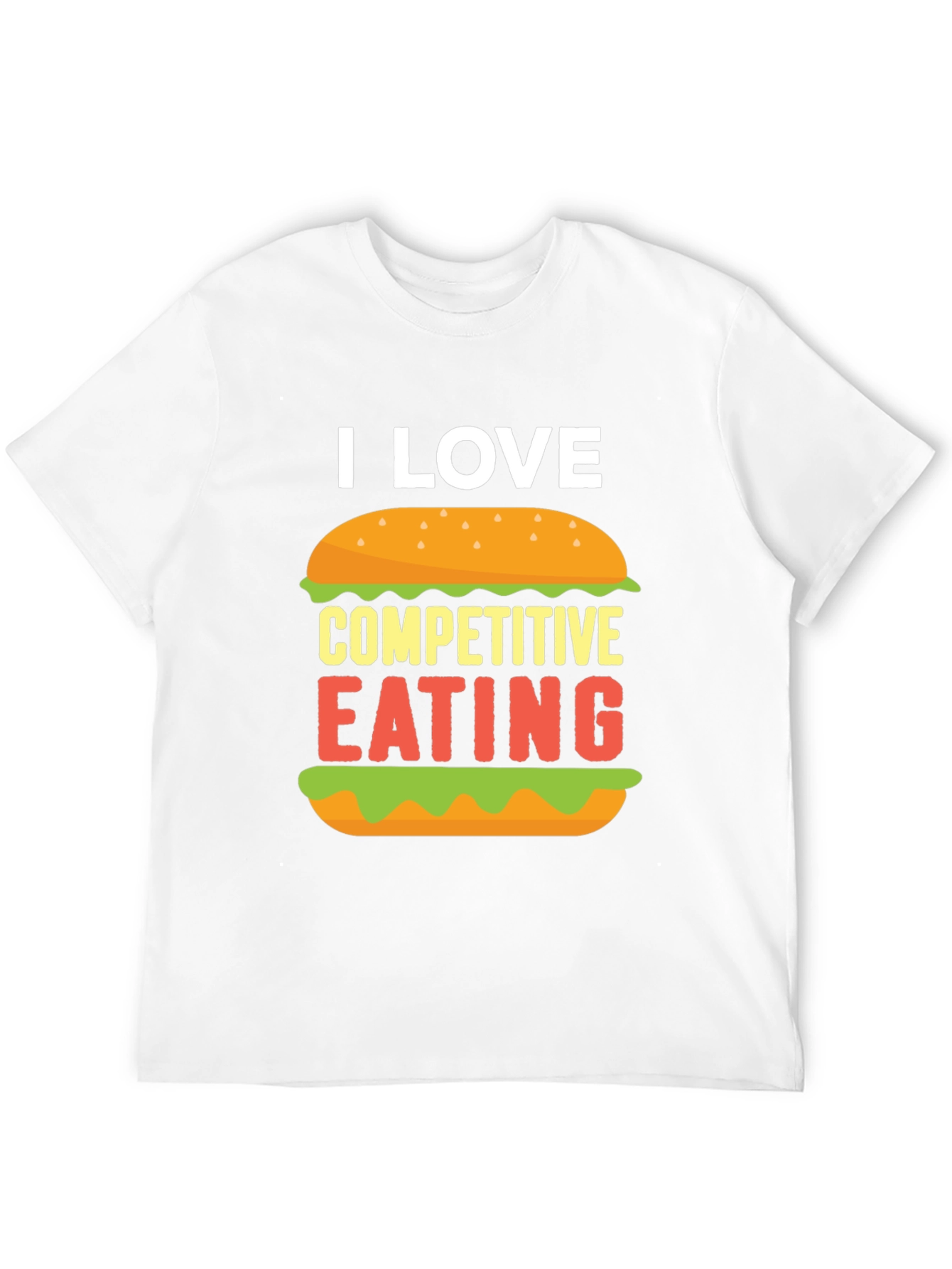 I Love Competitive Eating Graphic T-Shirt