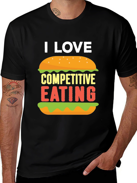 I Love Competitive Eating Graphic T-Shirt