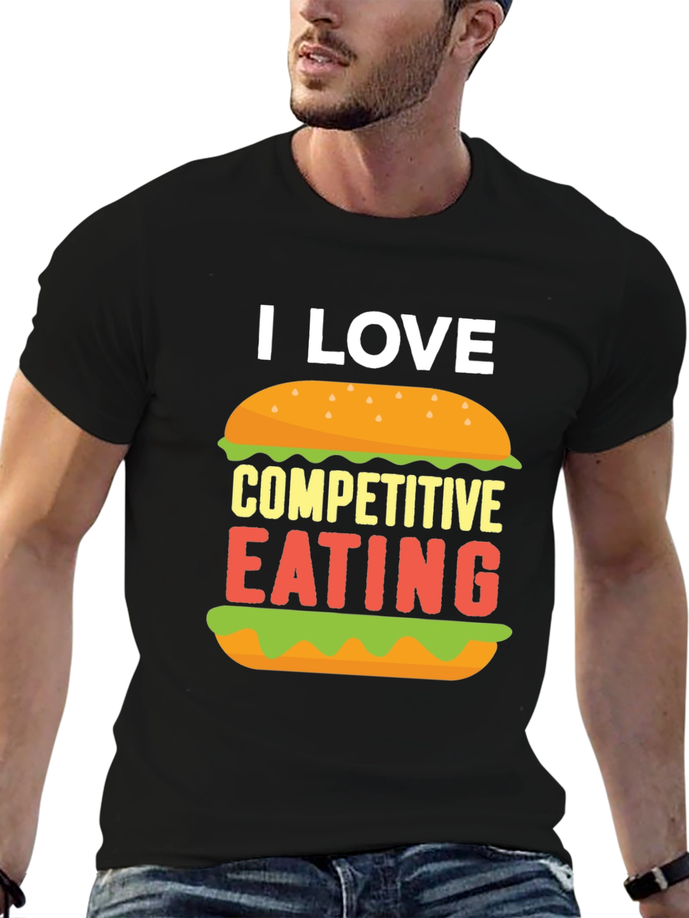 I Love Competitive Eating Graphic T-Shirt