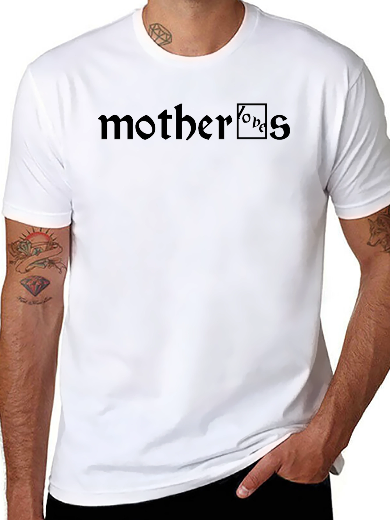 Mother Overs Black Graphic T-Shirt