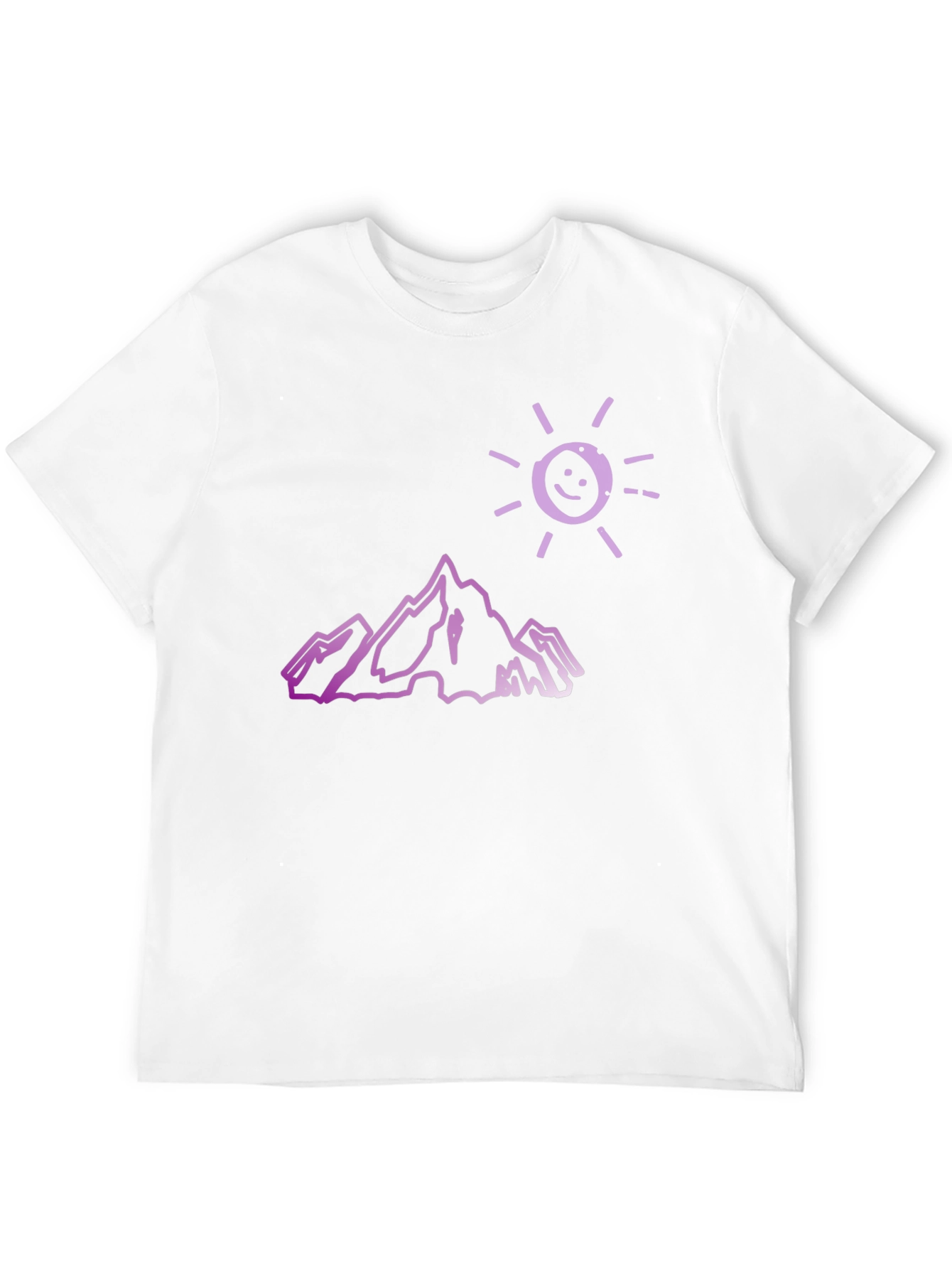 Mountain Sun Graphic Tee - Black