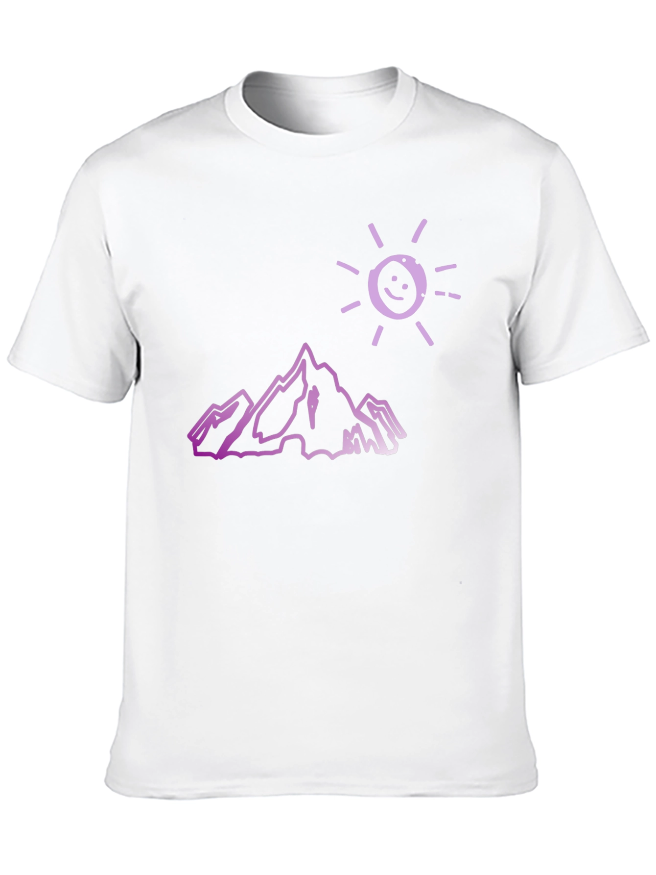 Mountain Sun Graphic Tee - Black